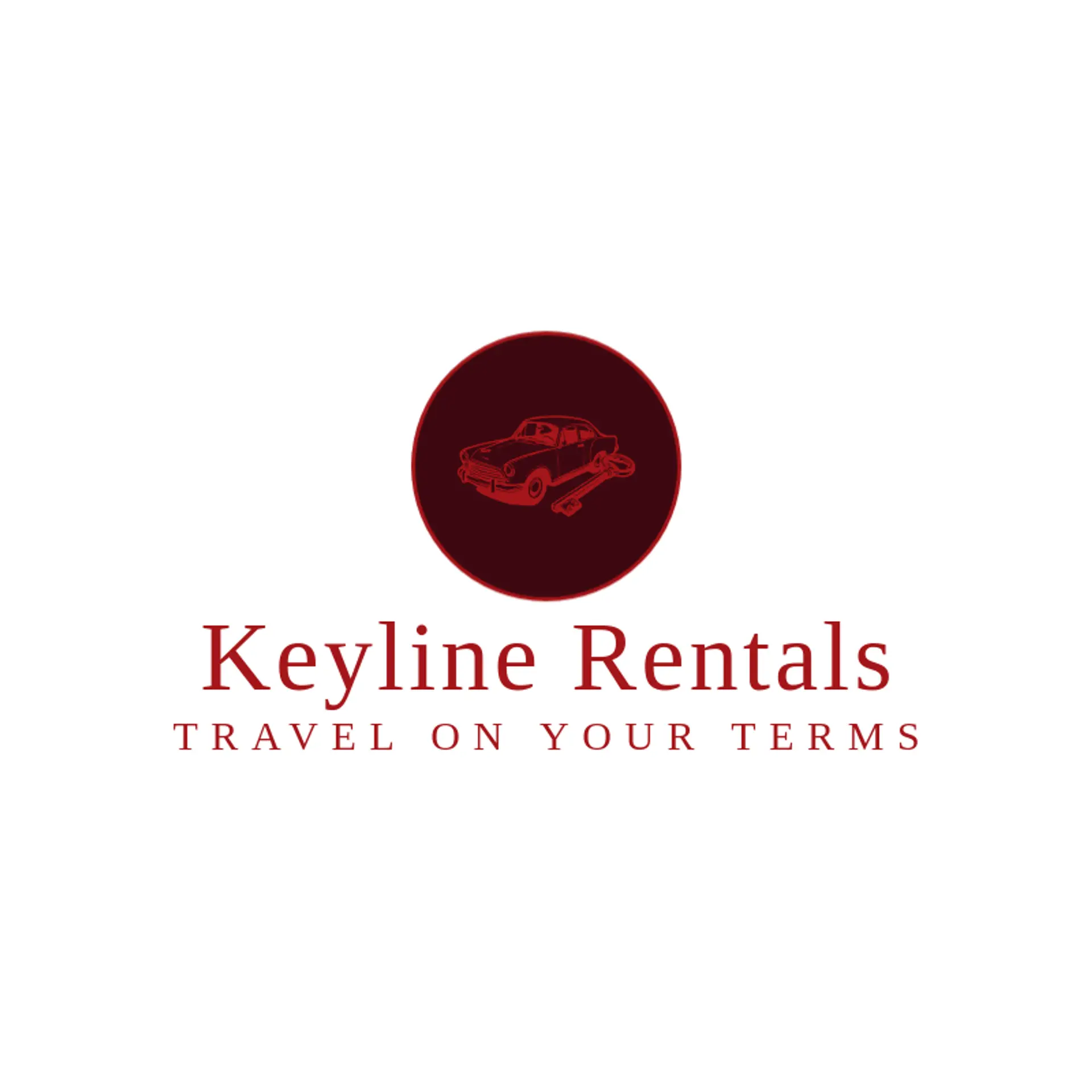 Keyline Rentals logo for car rental
