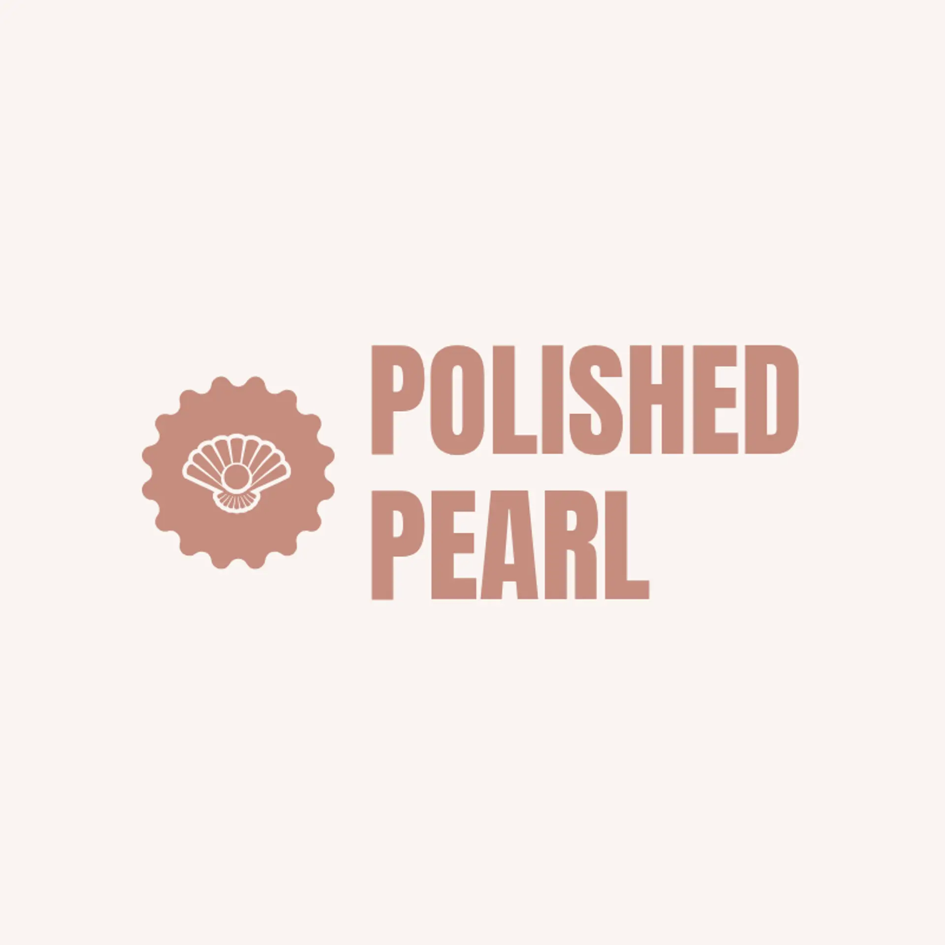 Polished Pearl logo for beauty spa