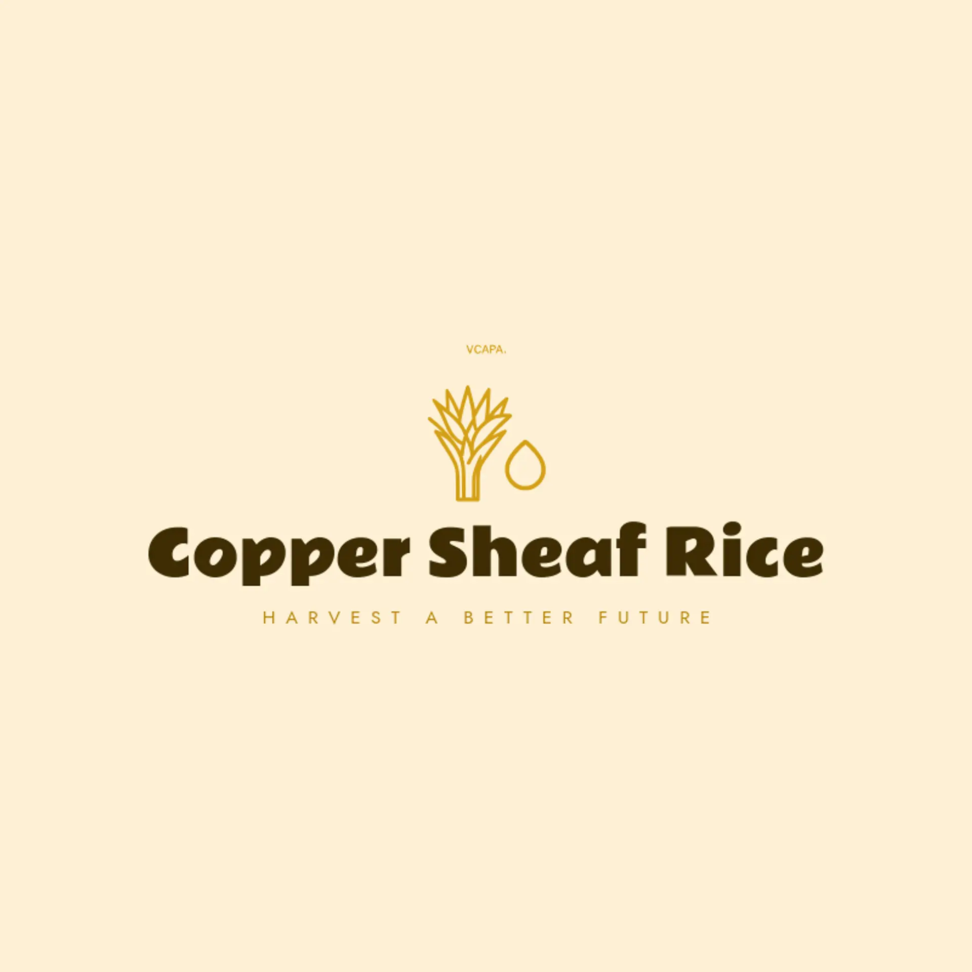 Copper Sheaf Rice logo for rice