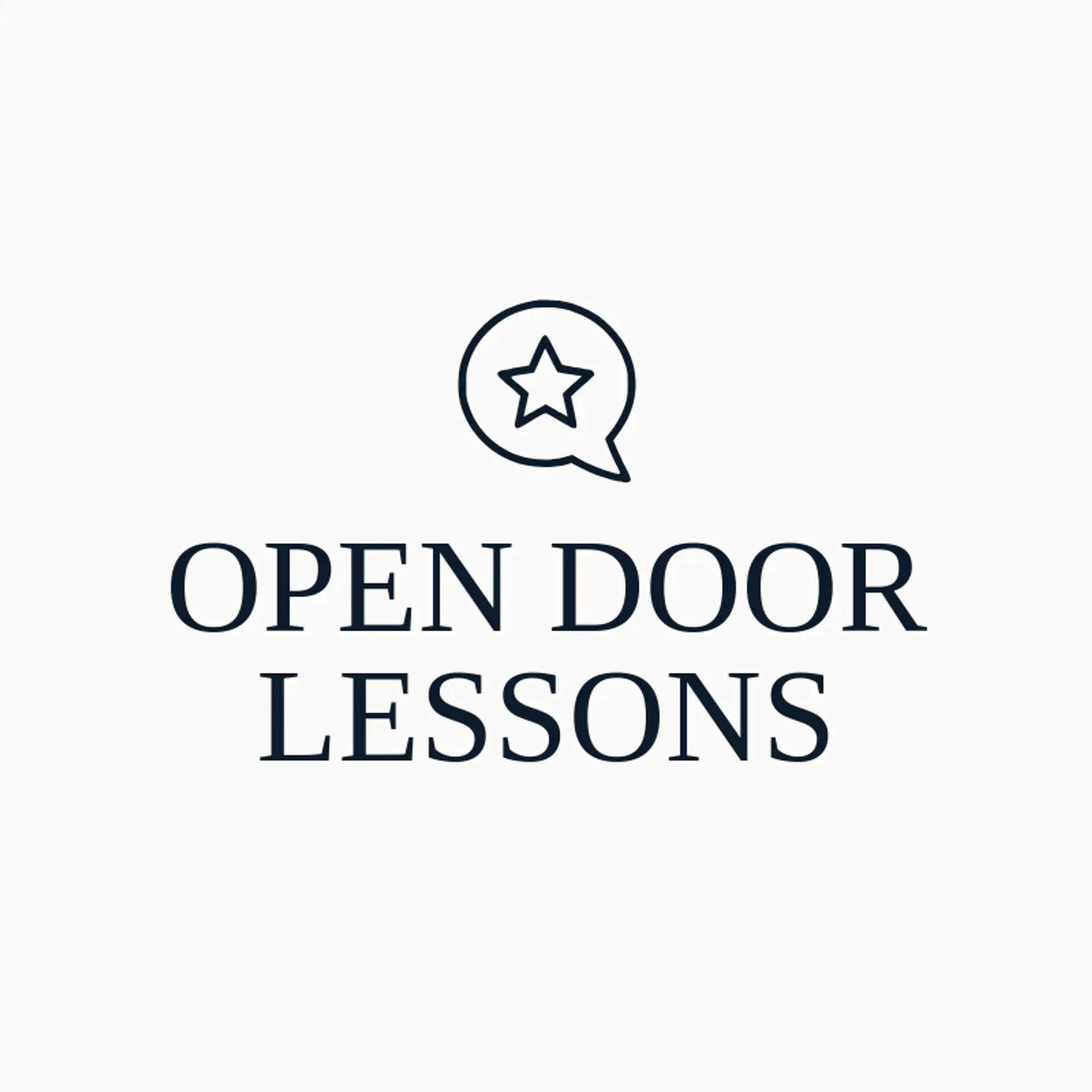 Open Door Lessons logo for tutoring