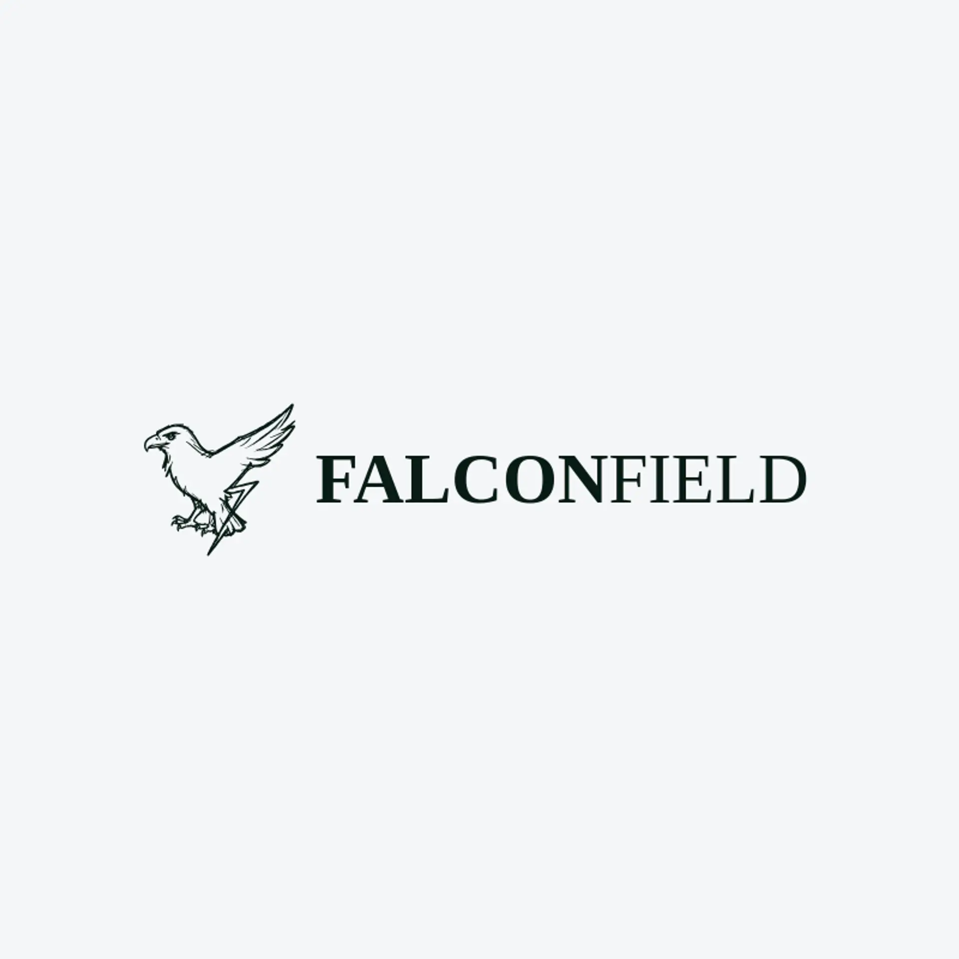 Falcon Field logo for sports team