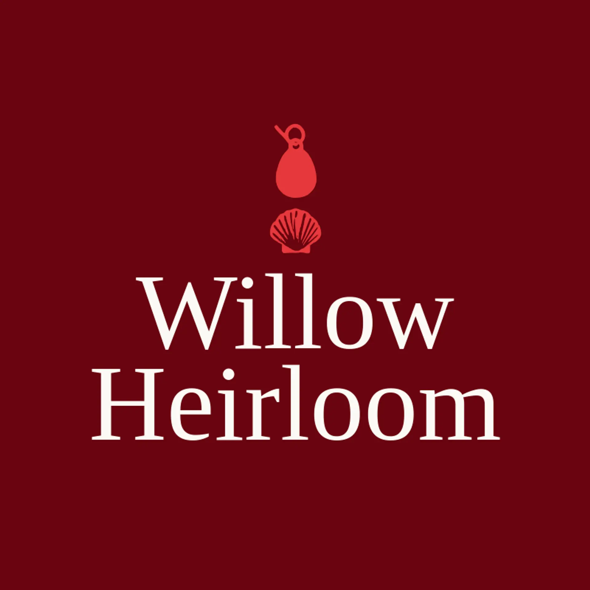 Willow Heirloom logo for necklace