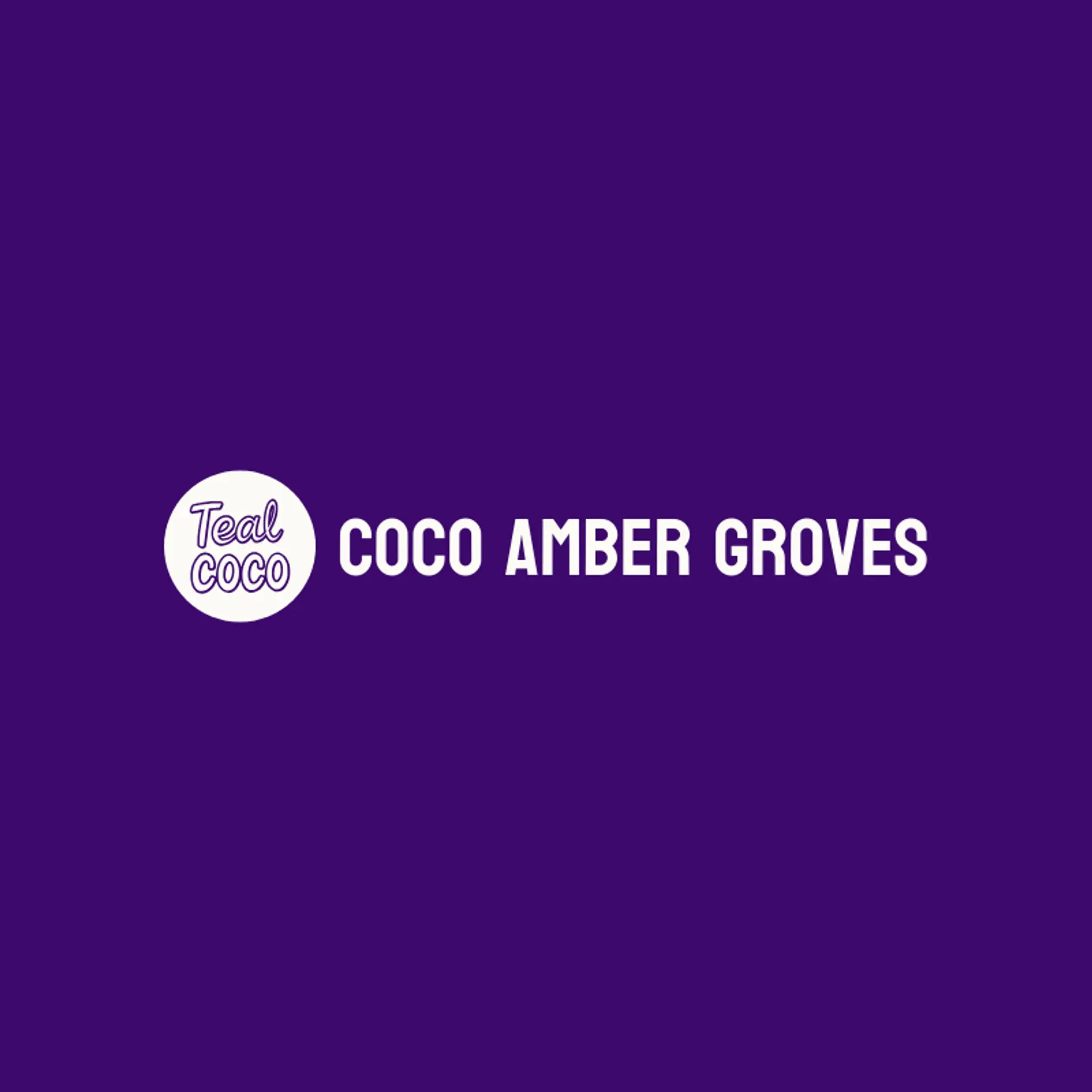 Coco Amber Groves logo for coco