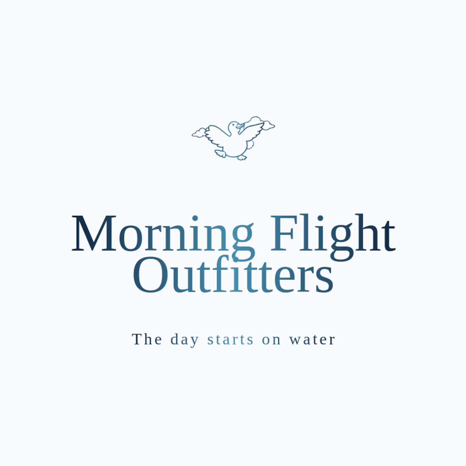 Morning Flight Outfitters logo for duck hunting