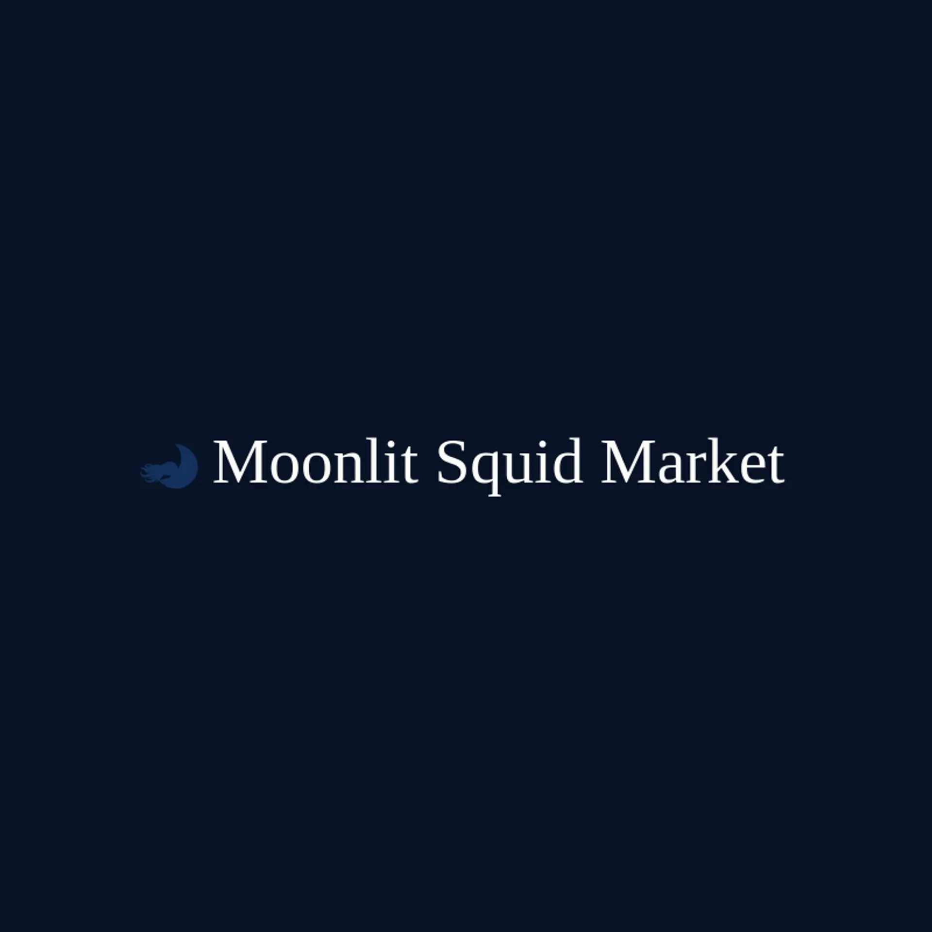 Moonlit Squid Market logo for squid