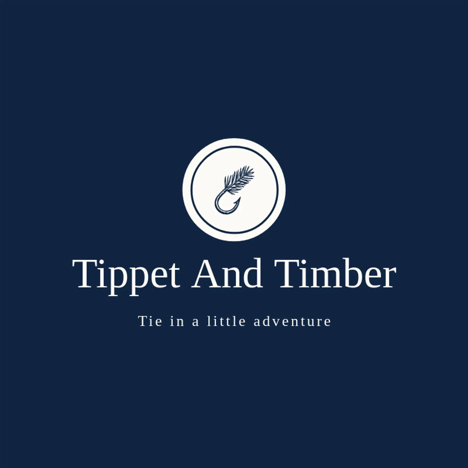Tippet and Timber logo for fly fishing