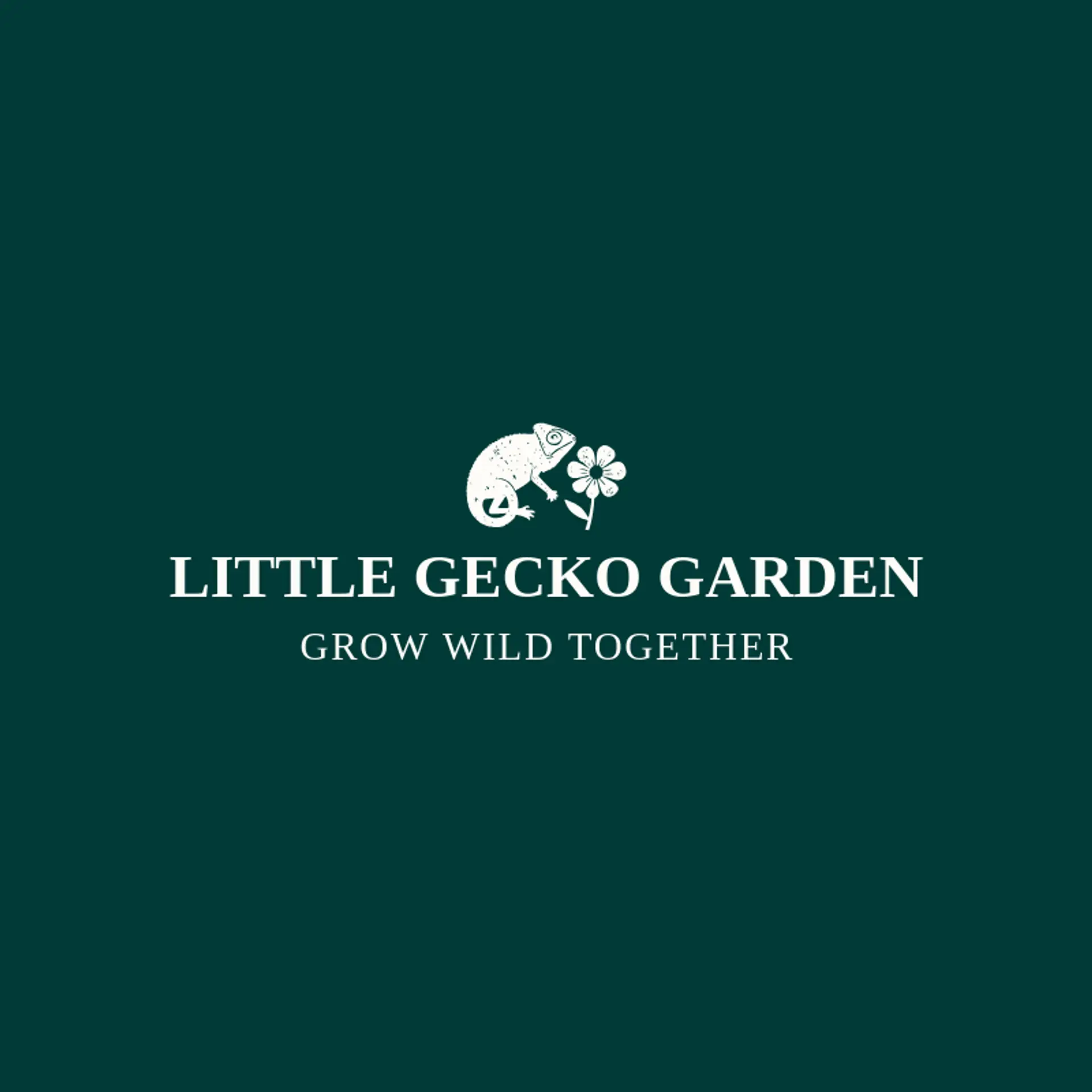 Little Gecko Garden logo for chameleon