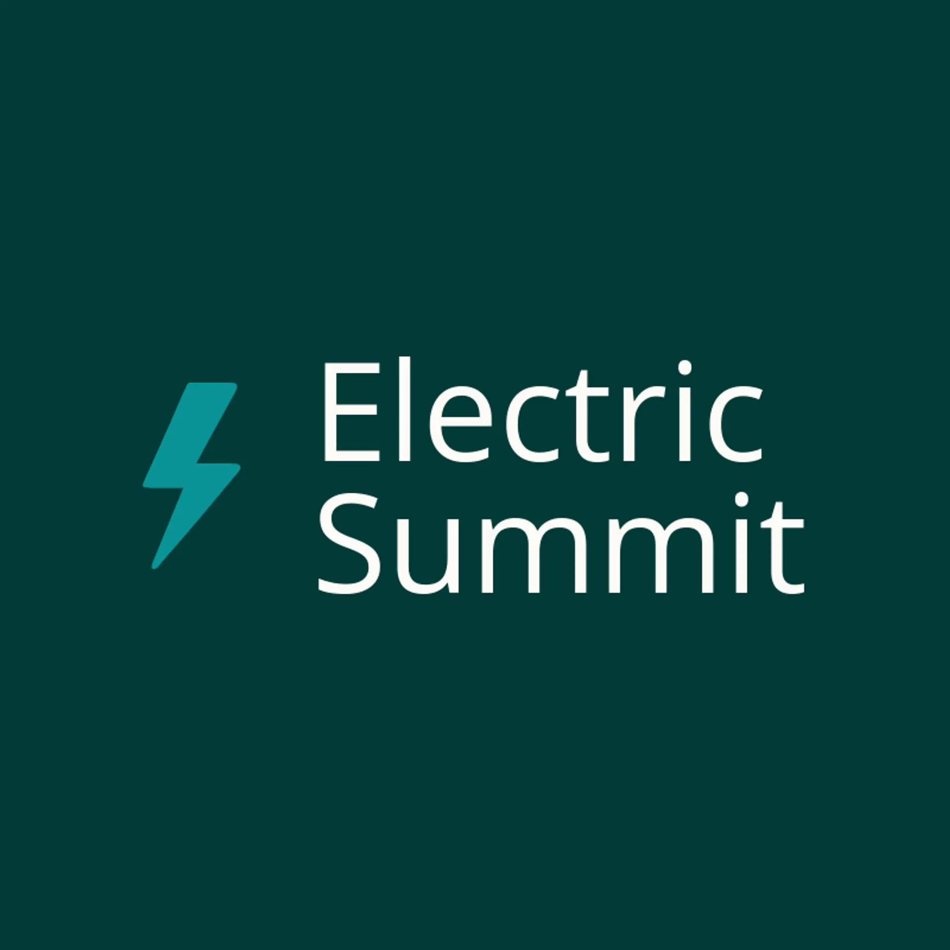 Electric Summit logo for static