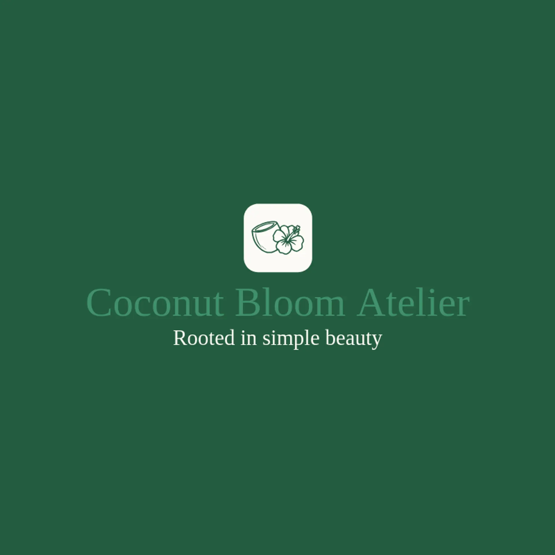 Coconut Bloom Atelier logo for coconut