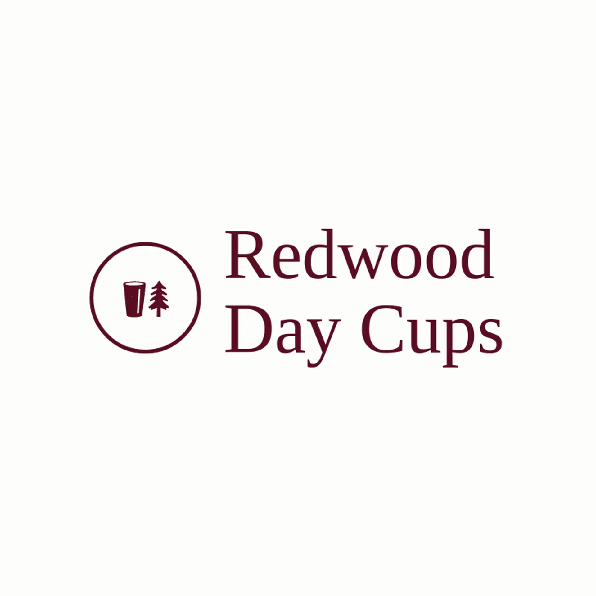 Redwood Day Cups logo for tumbler