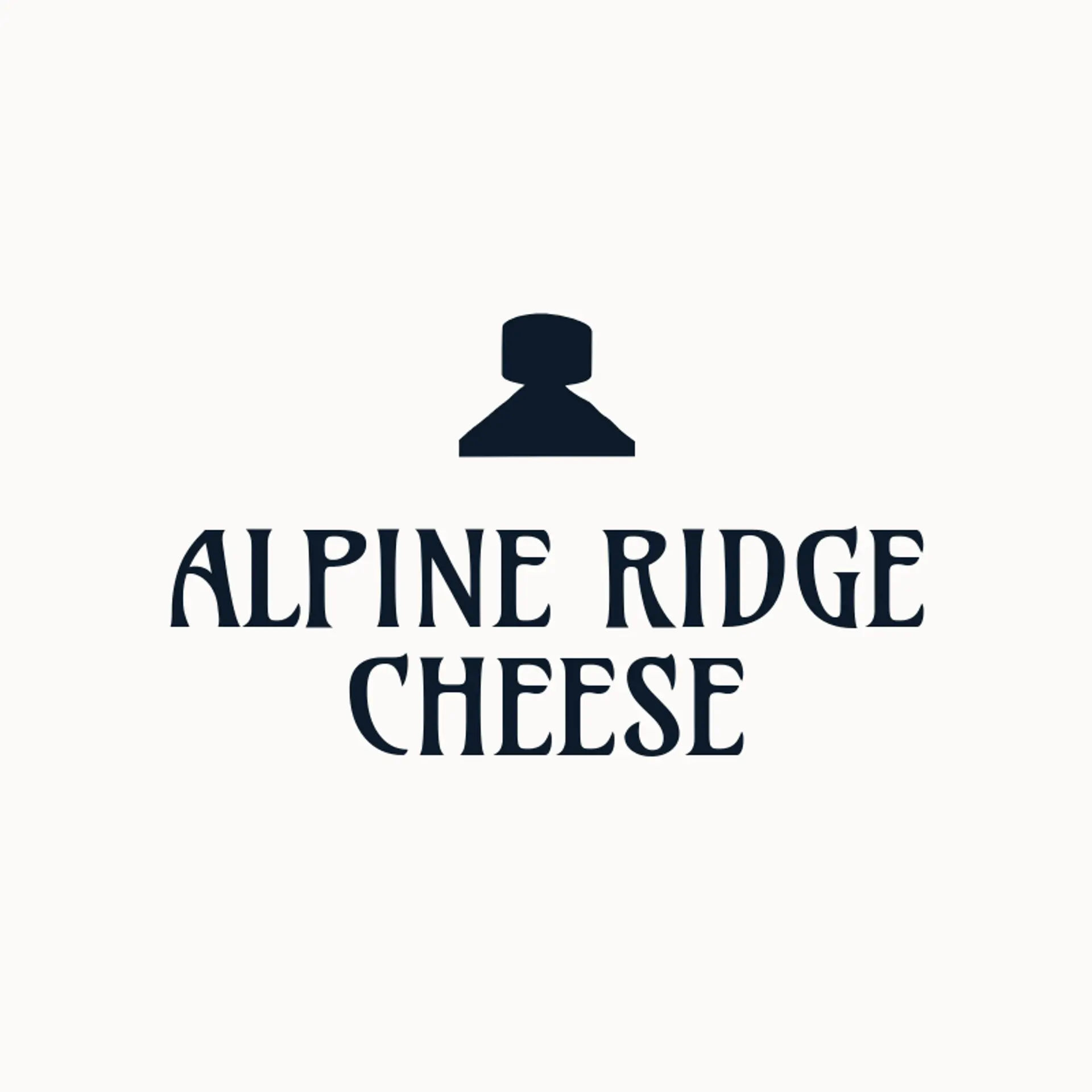 Alpine Ridge Cheese logo for cheese