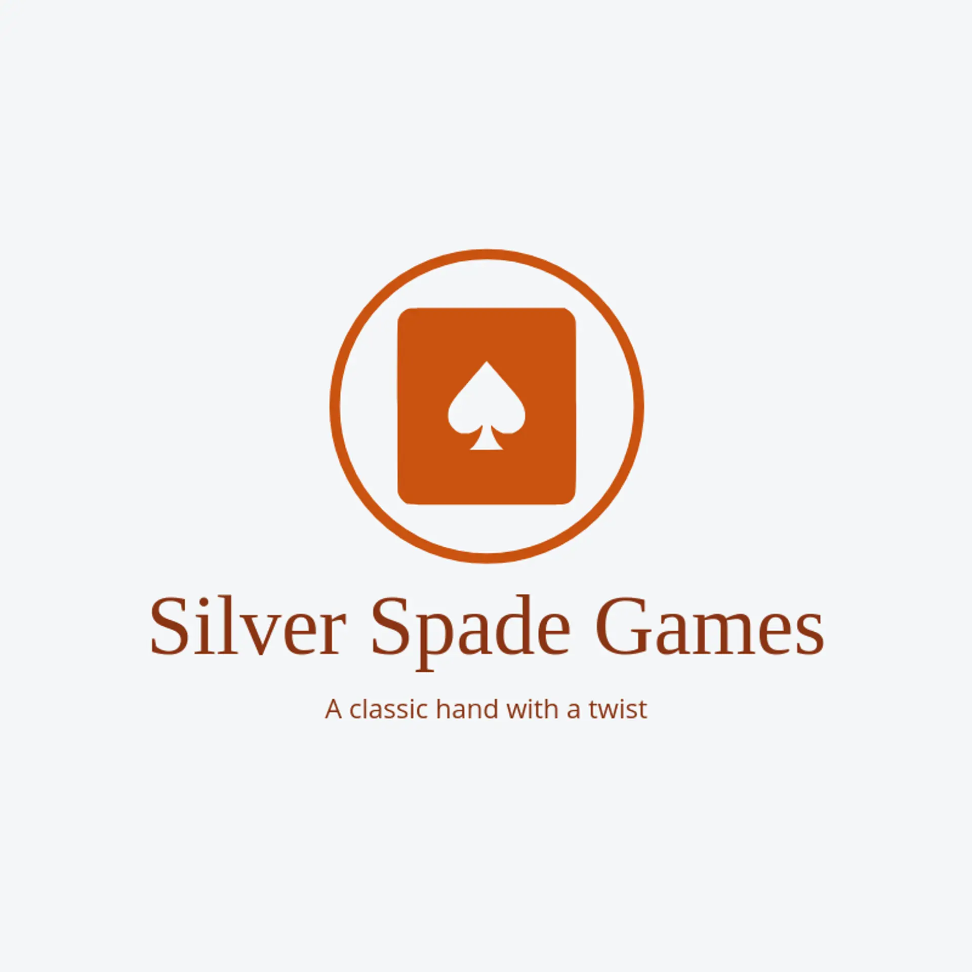 Silver Spade Games logo for playing cards