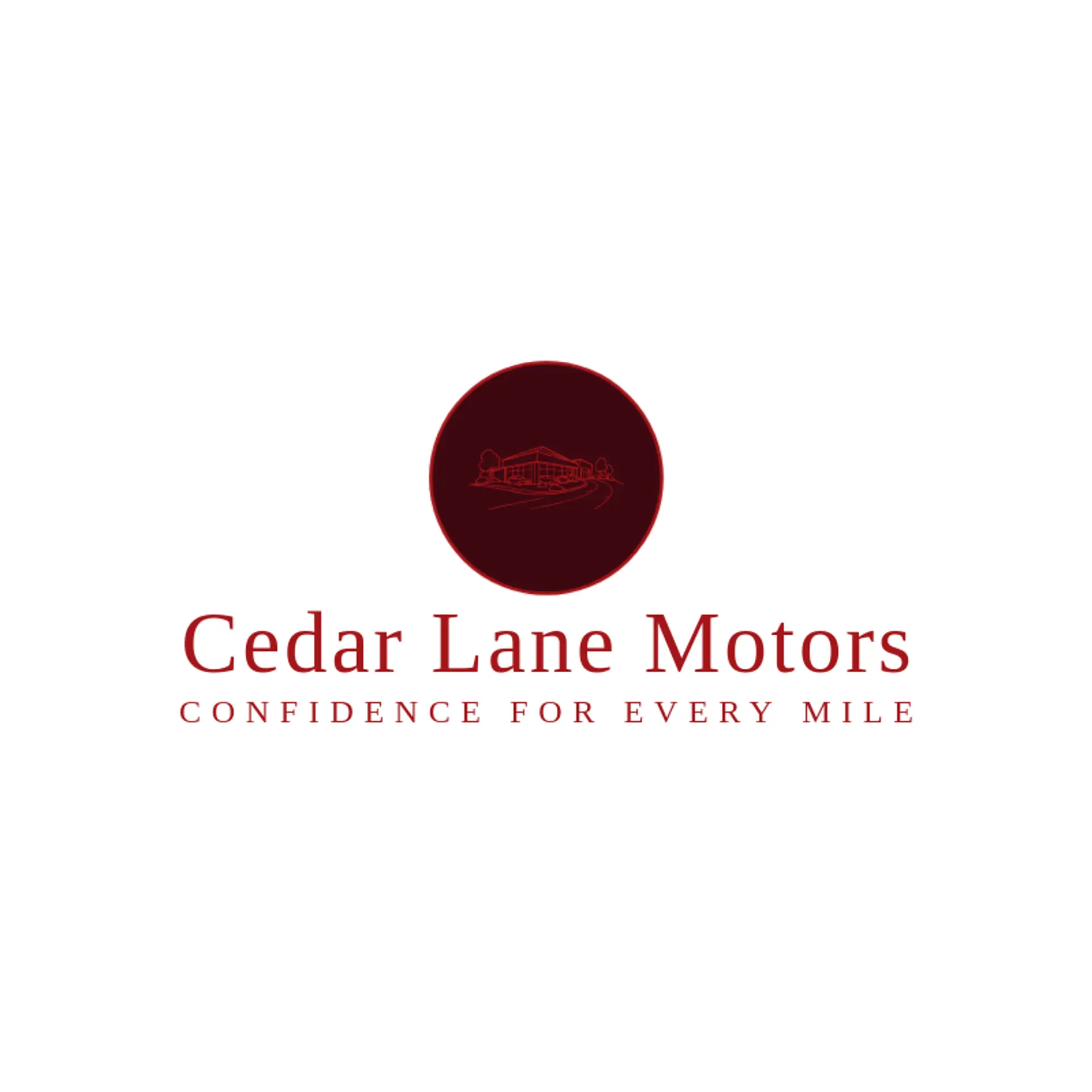 Cedar Lane Motors logo for car dealership