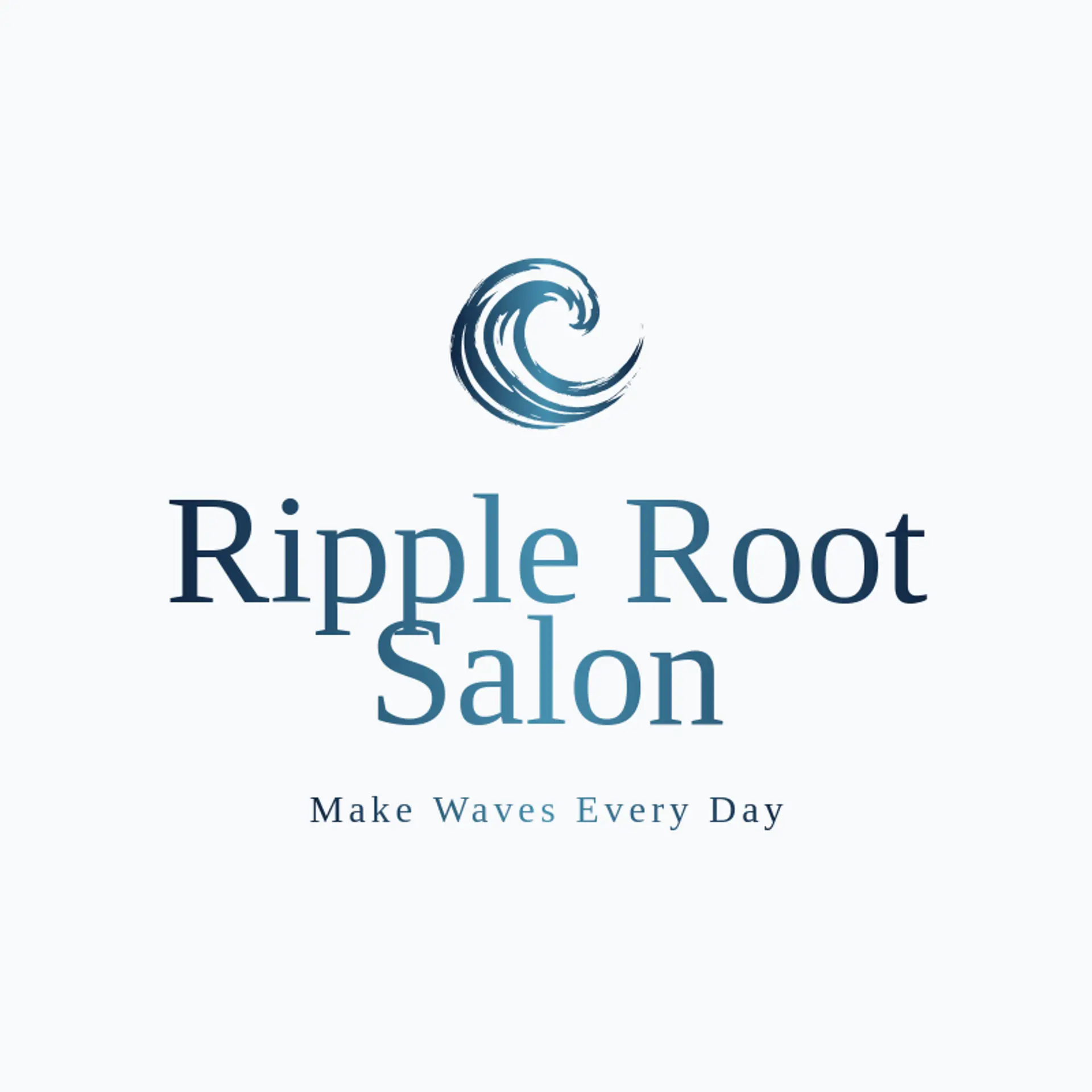 Ripple Root Salon logo for hair