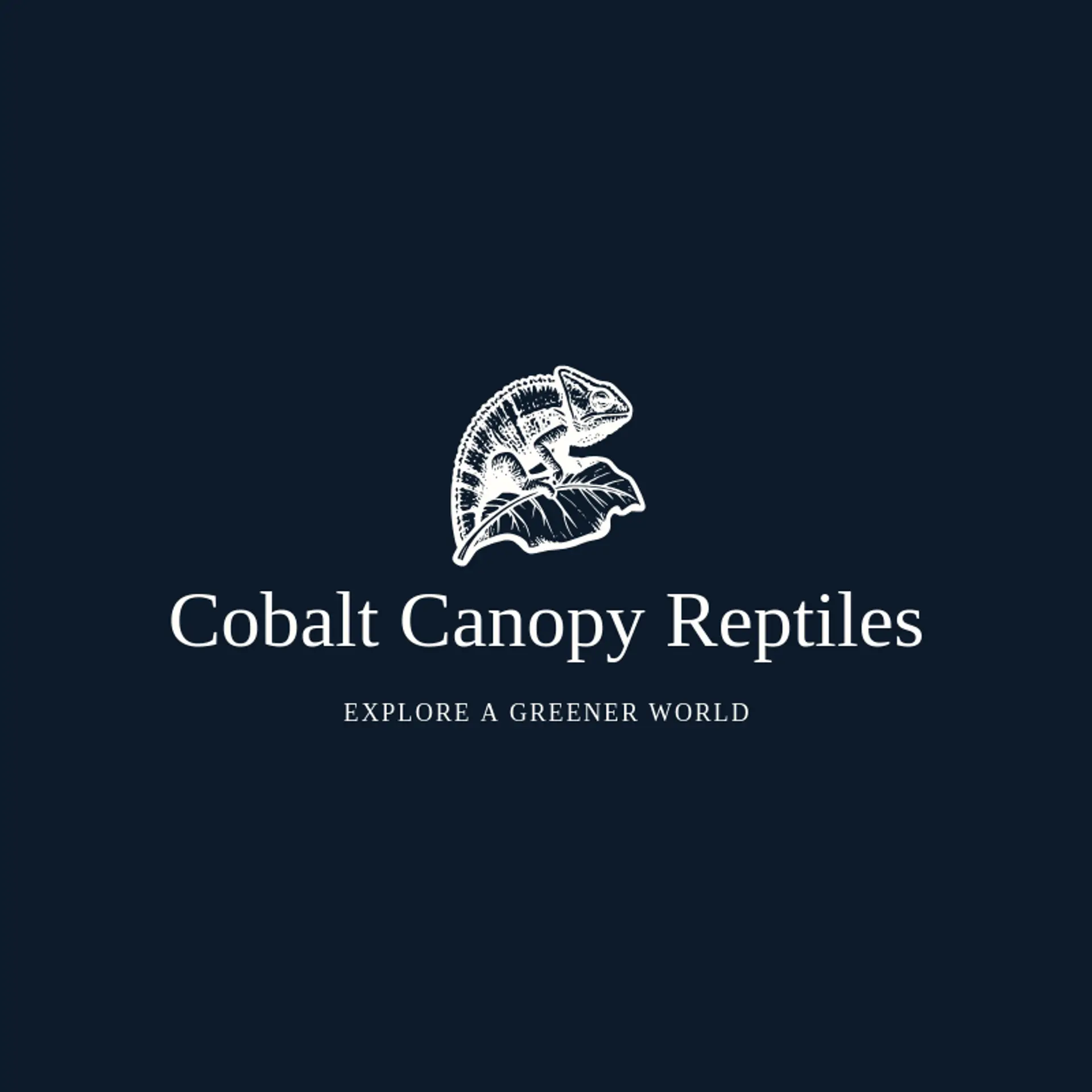 Cobalt Canopy Reptiles logo for chameleon
