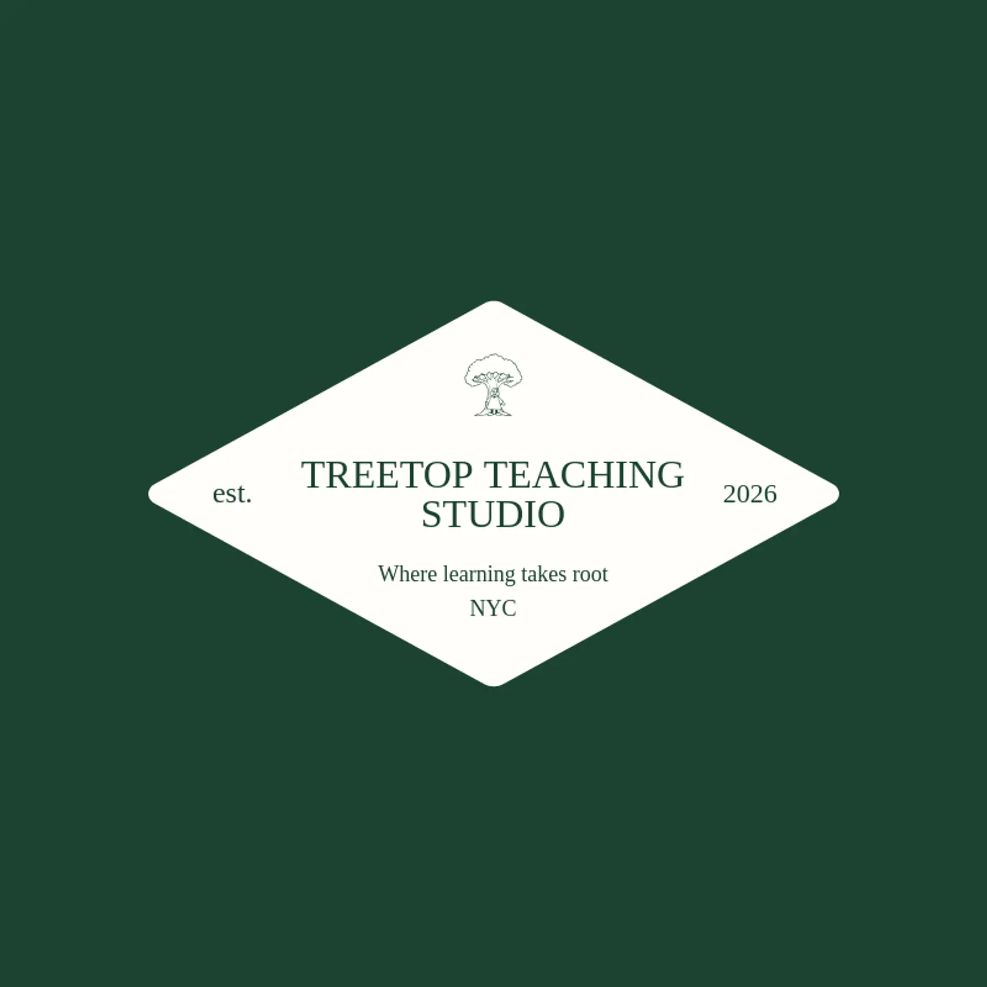 Treetop Teaching Studio logo for teaching