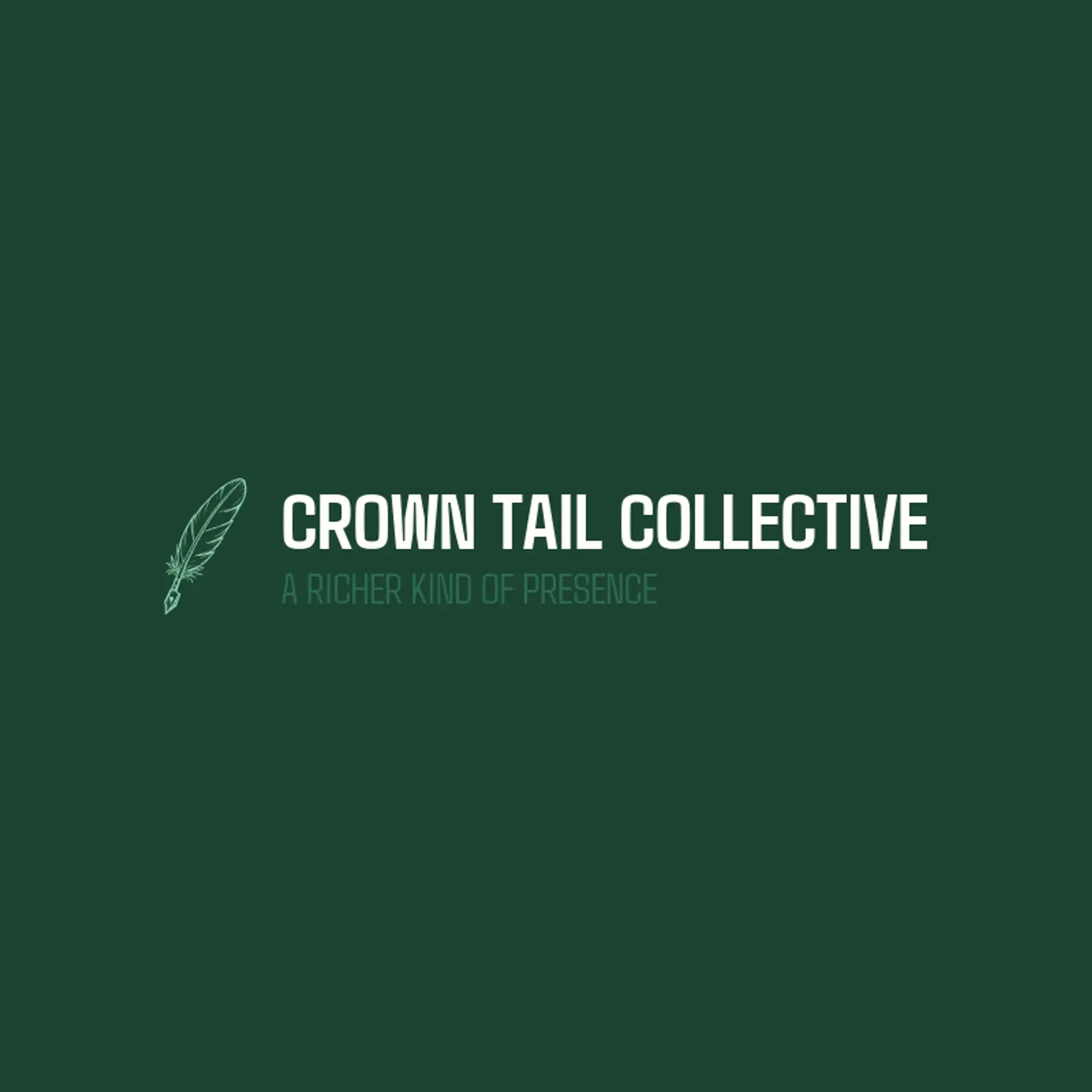 Crown Tail Collective logo for peacock