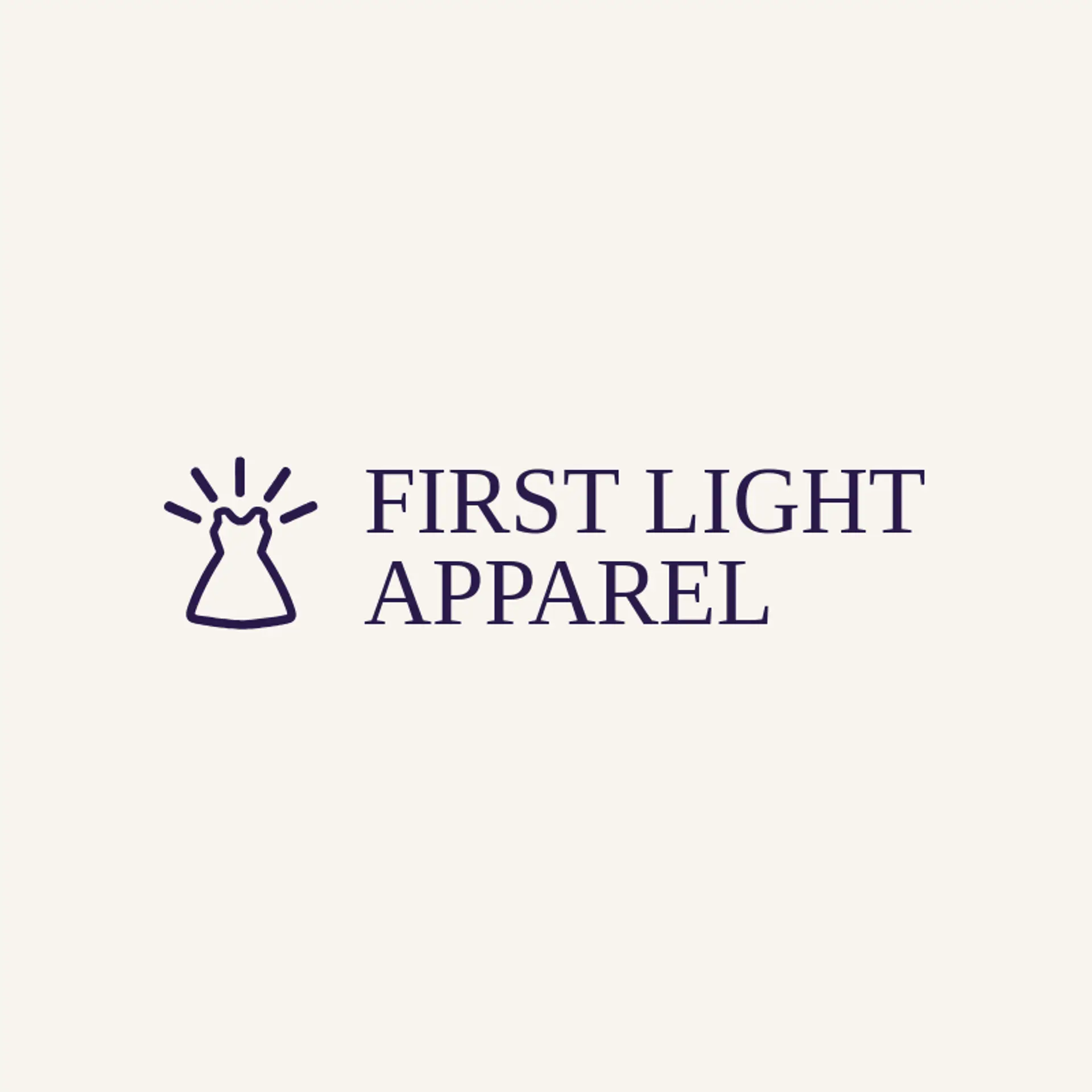 First Light Apparel logo for dress