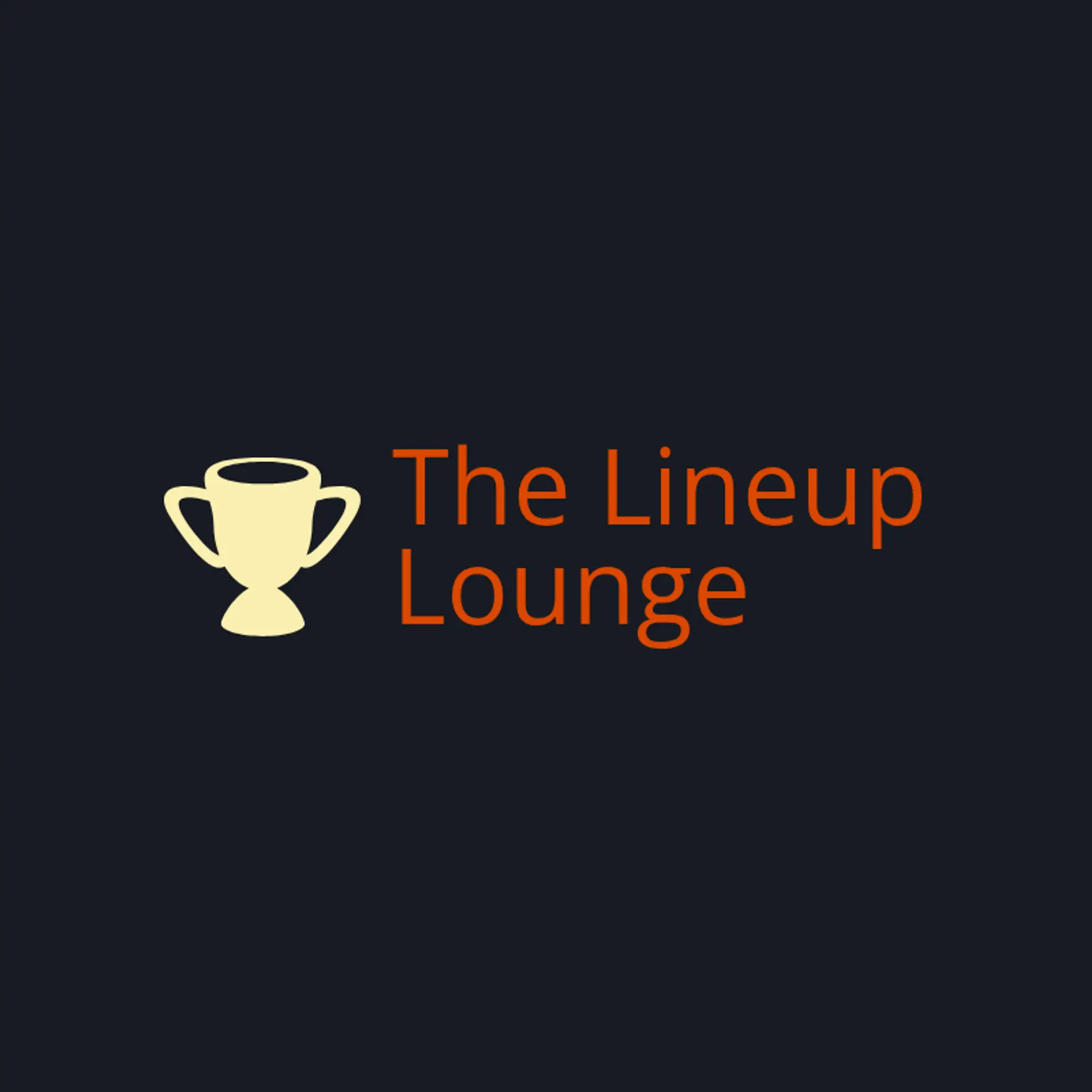 The Lineup Lounge logo for sports bar
