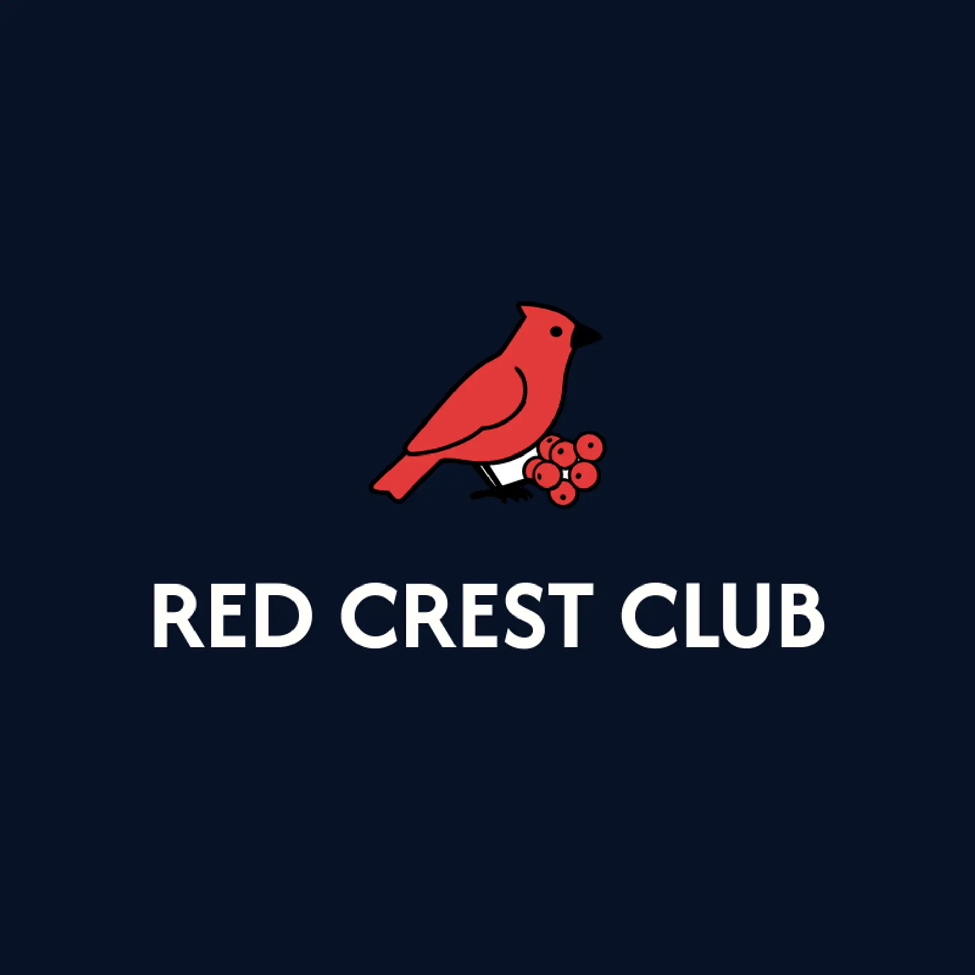 Red Crest Club logo for cardinal