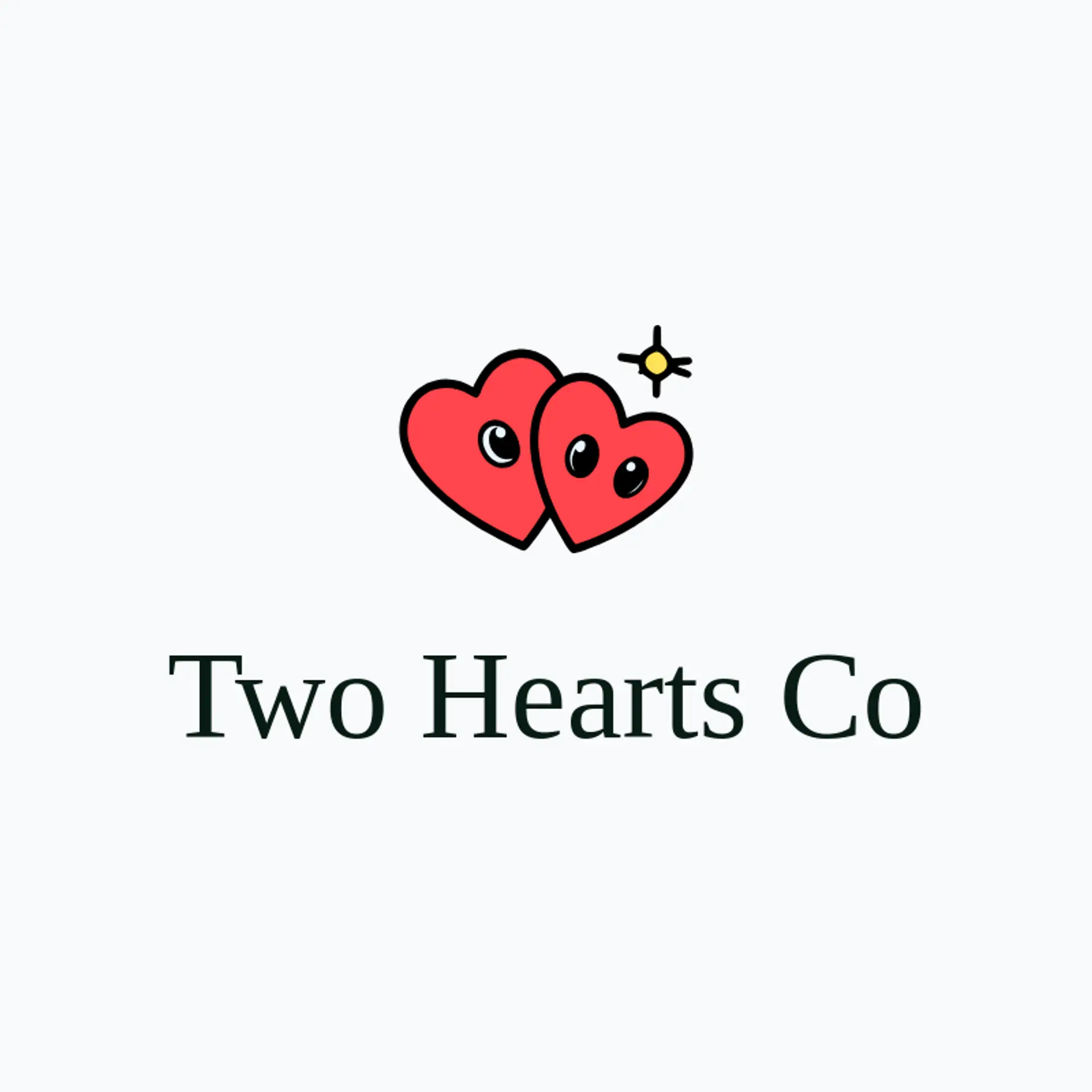 Two Hearts Co logo for lover
