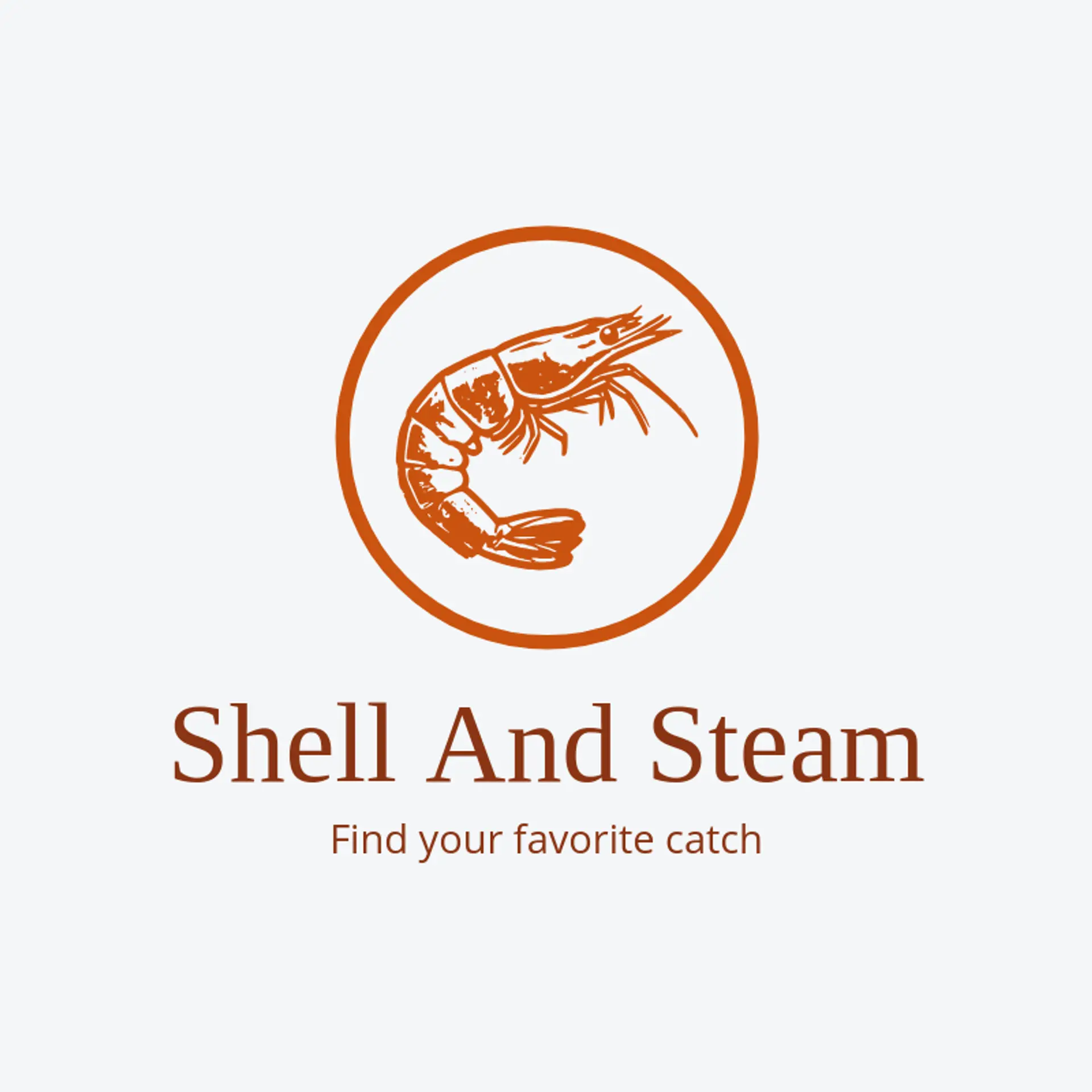 Shell and Steam logo for shrimp