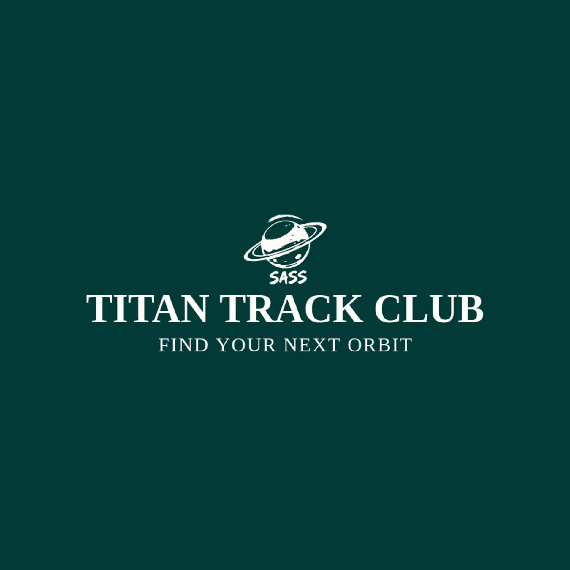 Titan Track Club logo for saturn