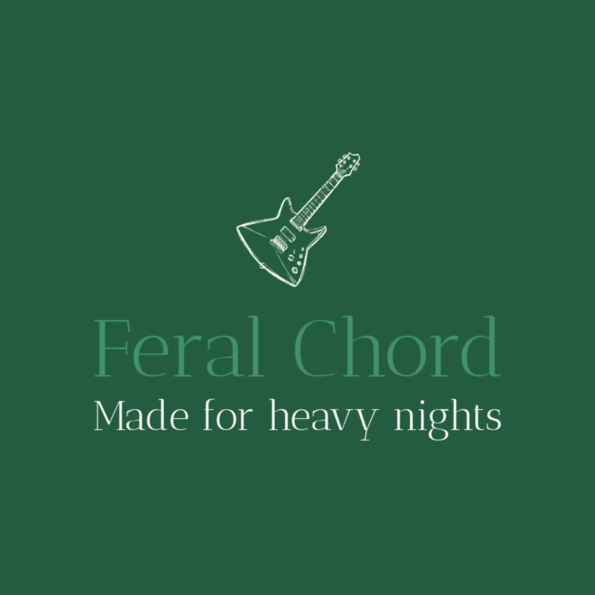 Feral Chord logo for death metal