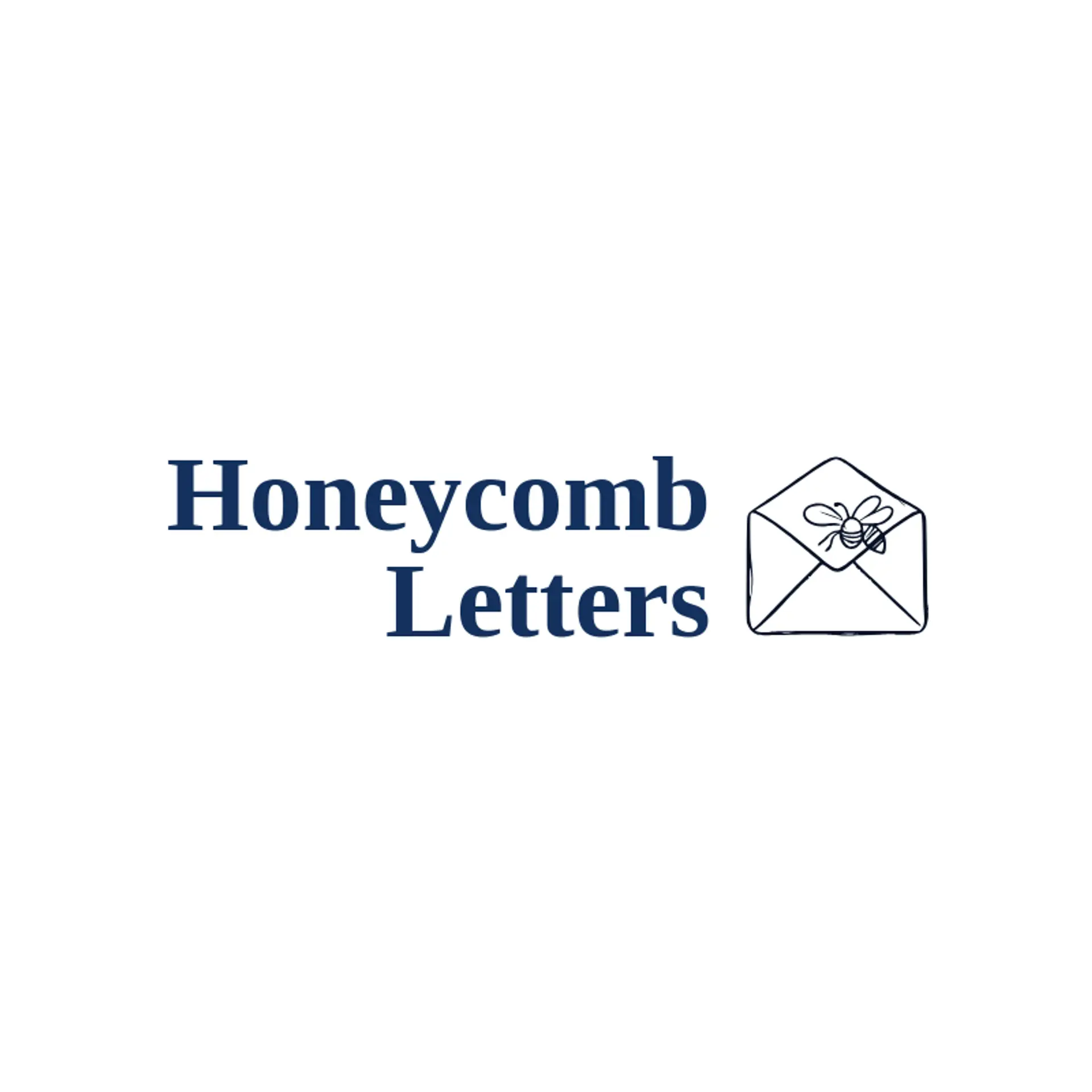 Honeycomb Letters logo for envelope