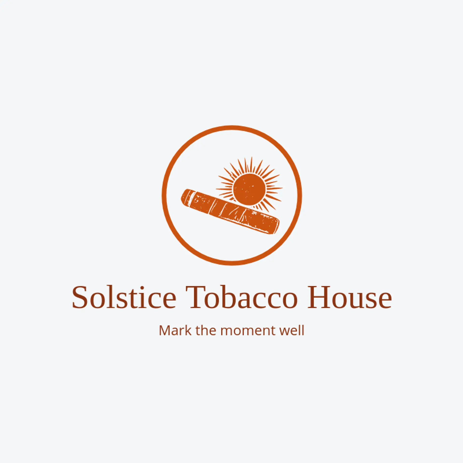 Solstice Tobacco House logo for cigar