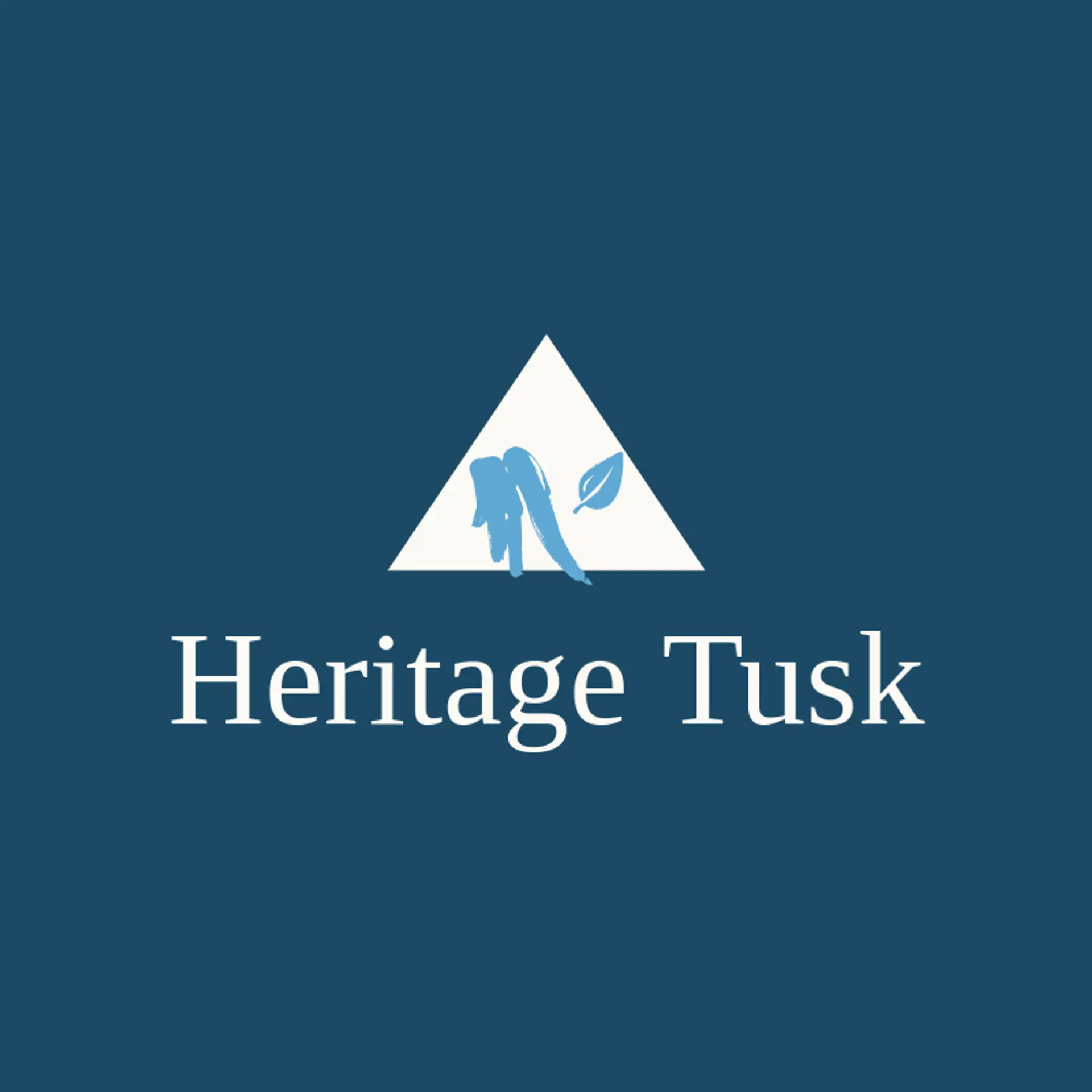 Heritage Tusk logo for elephant