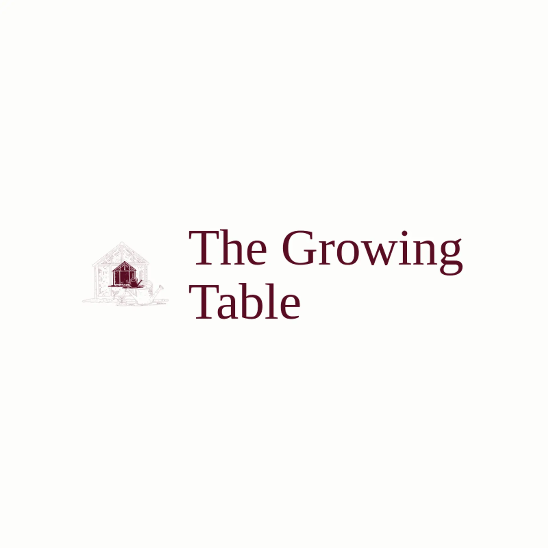 The Growing Table logo for greenhouse