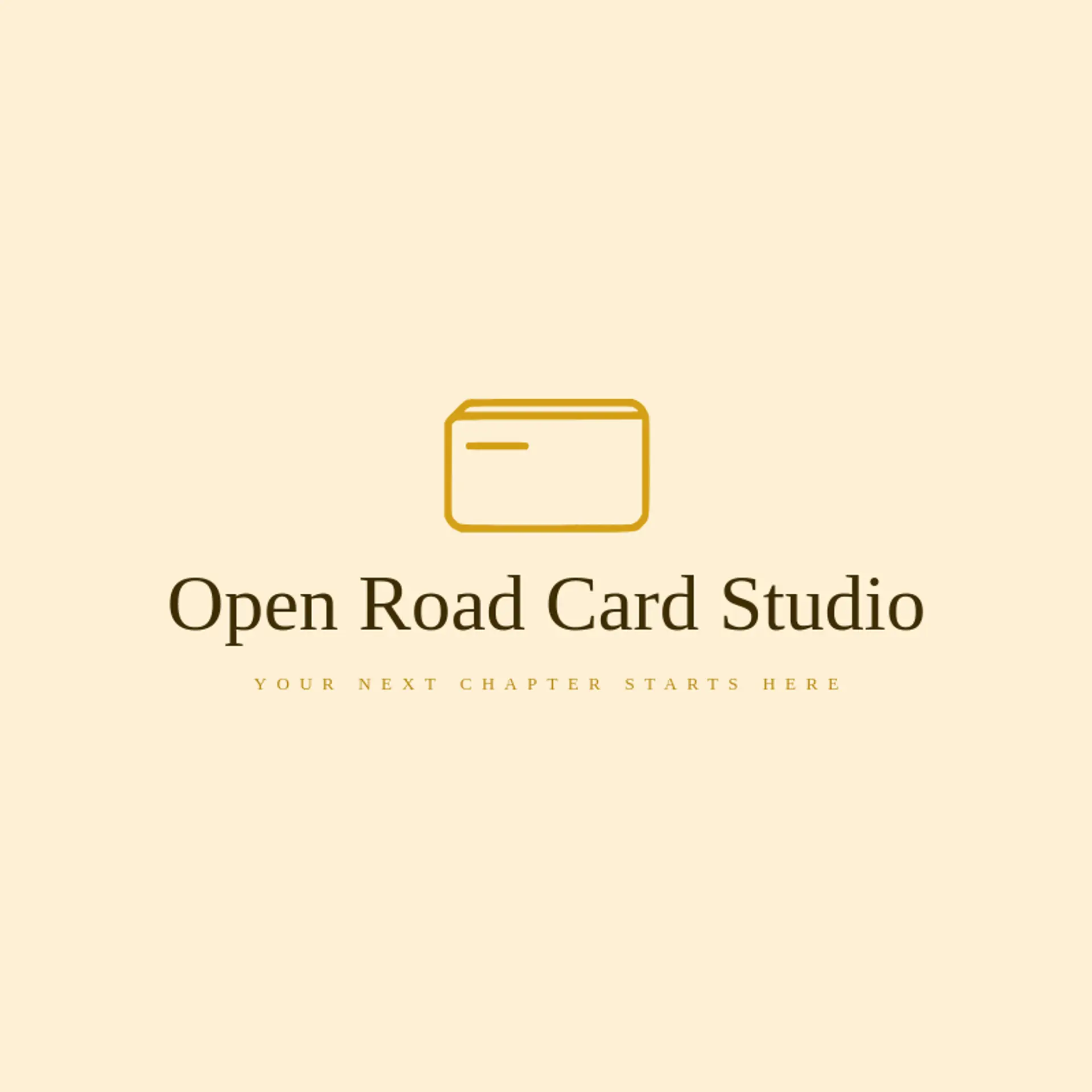 Open Road Card Studio logo for credit card