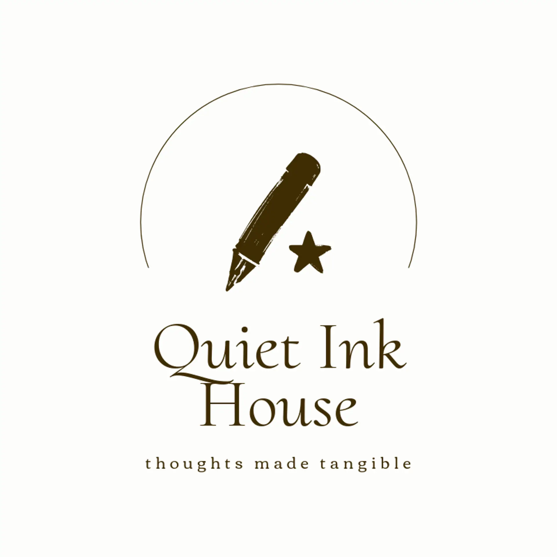 Quiet Ink House logo for pen