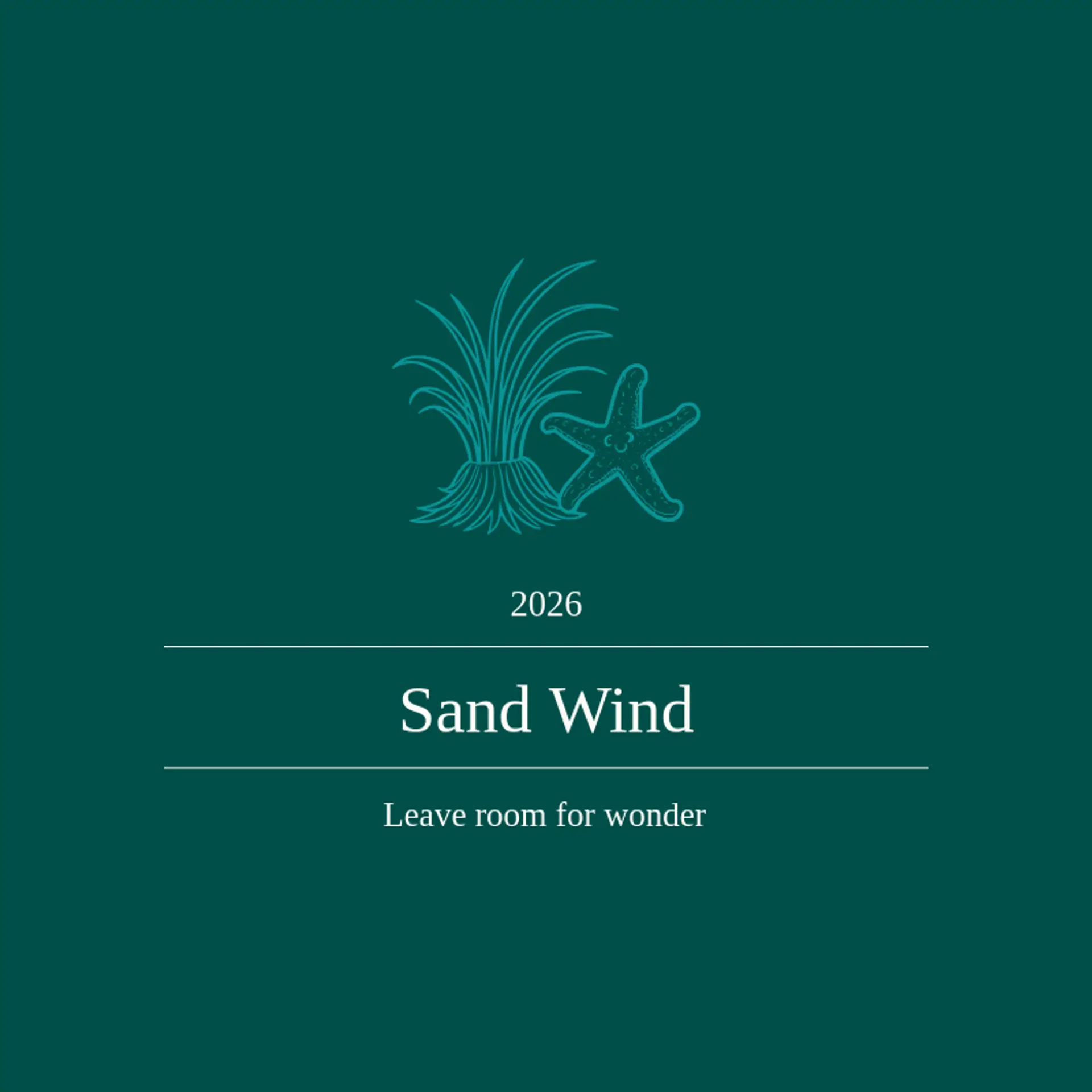 Sand Wind logo for beach