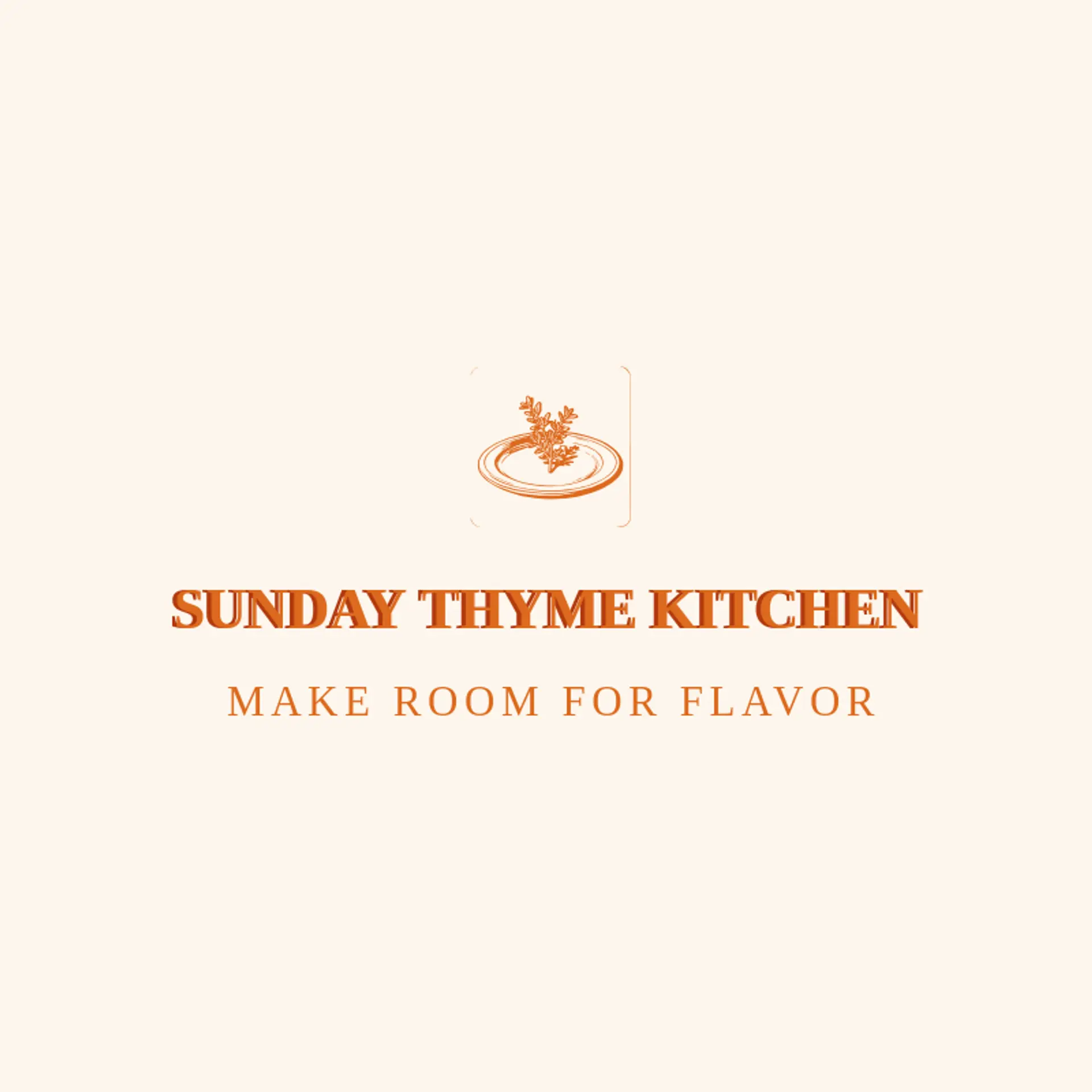 Sunday Thyme Kitchen logo for culinary