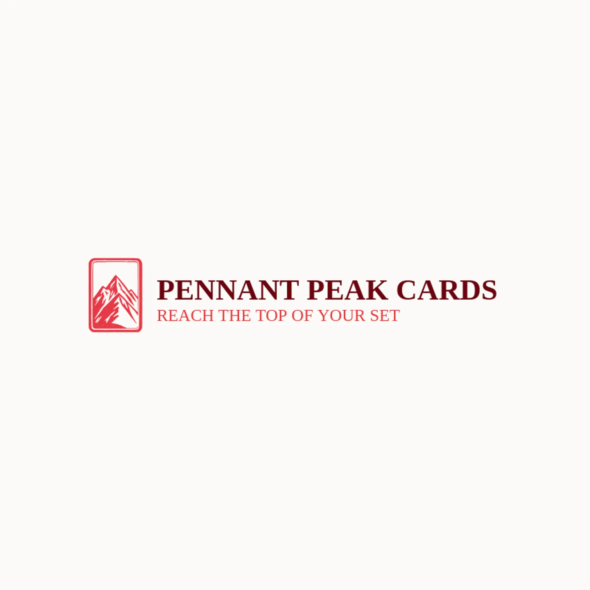 Pennant Peak Cards logo for sports card