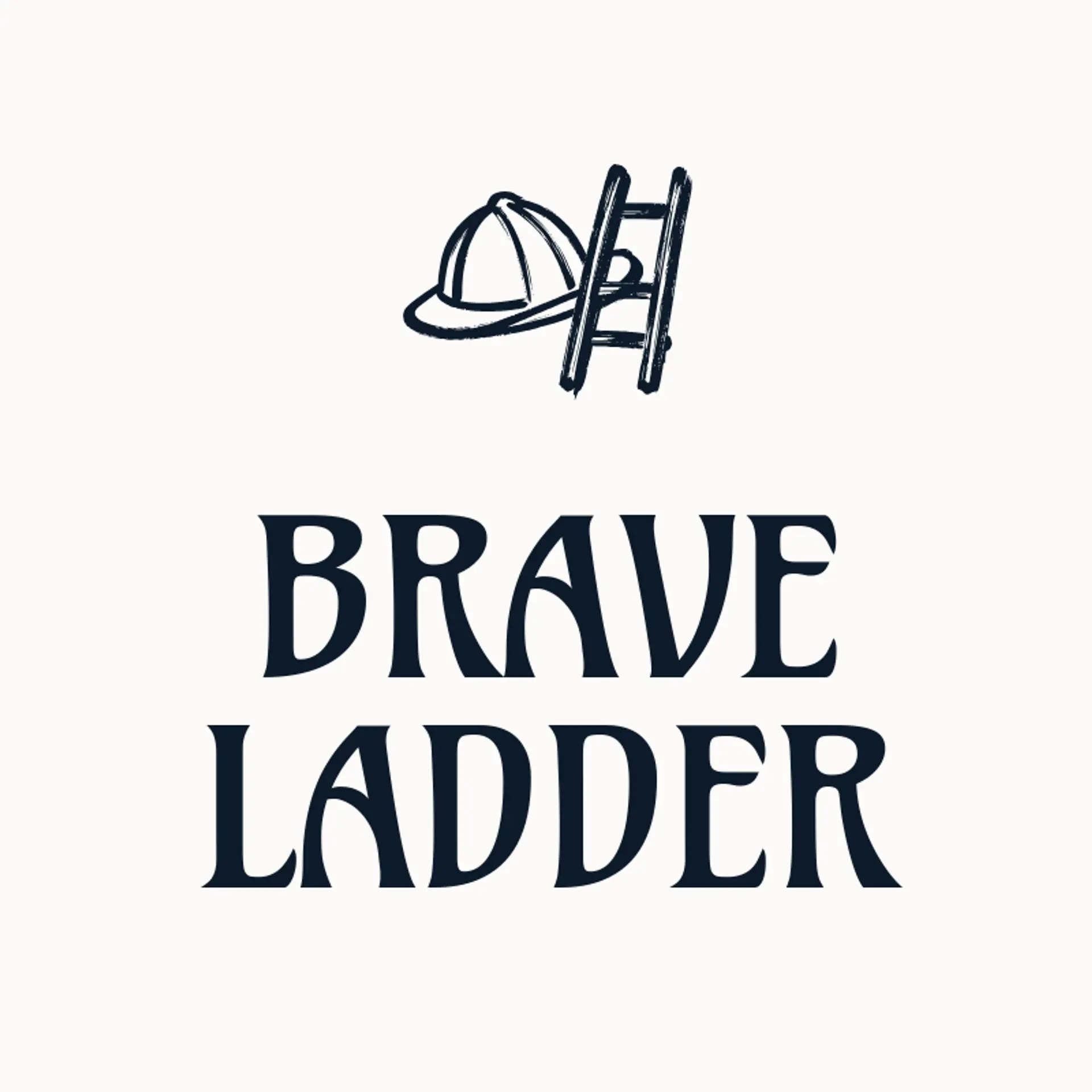 Brave Ladder logo for firefighter