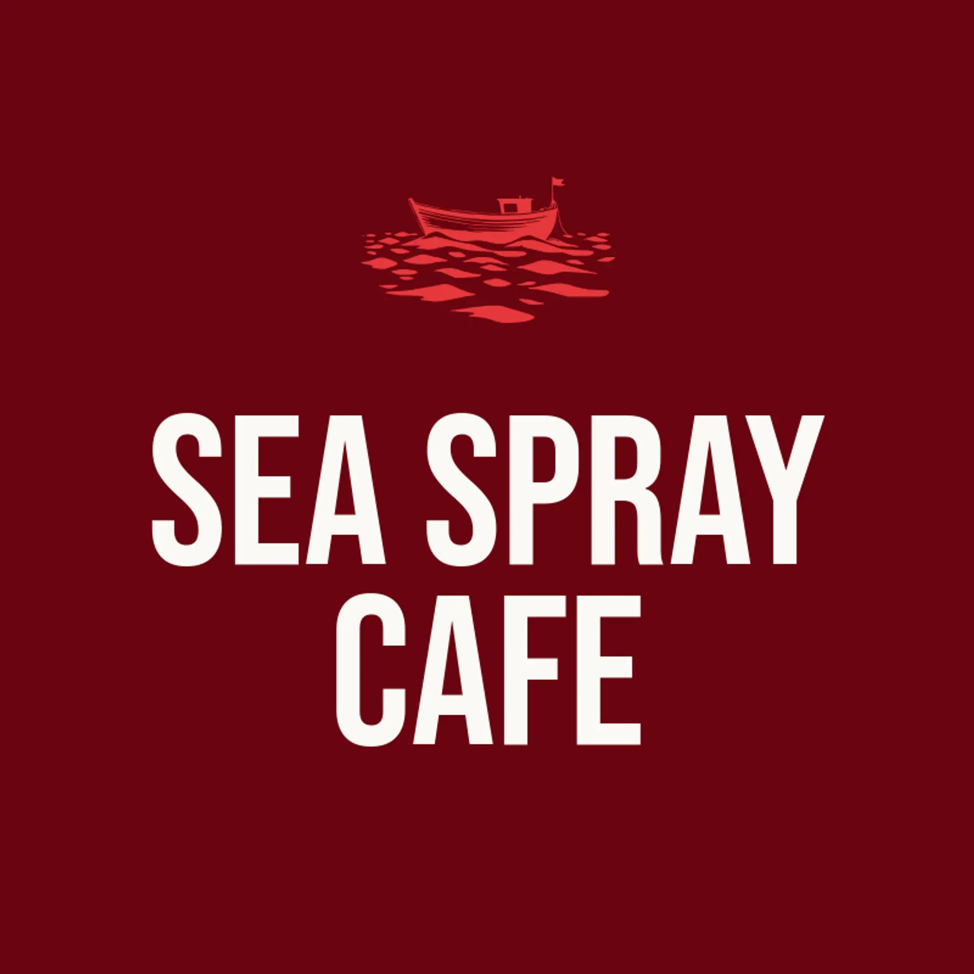Sea Spray Cafe logo for waves