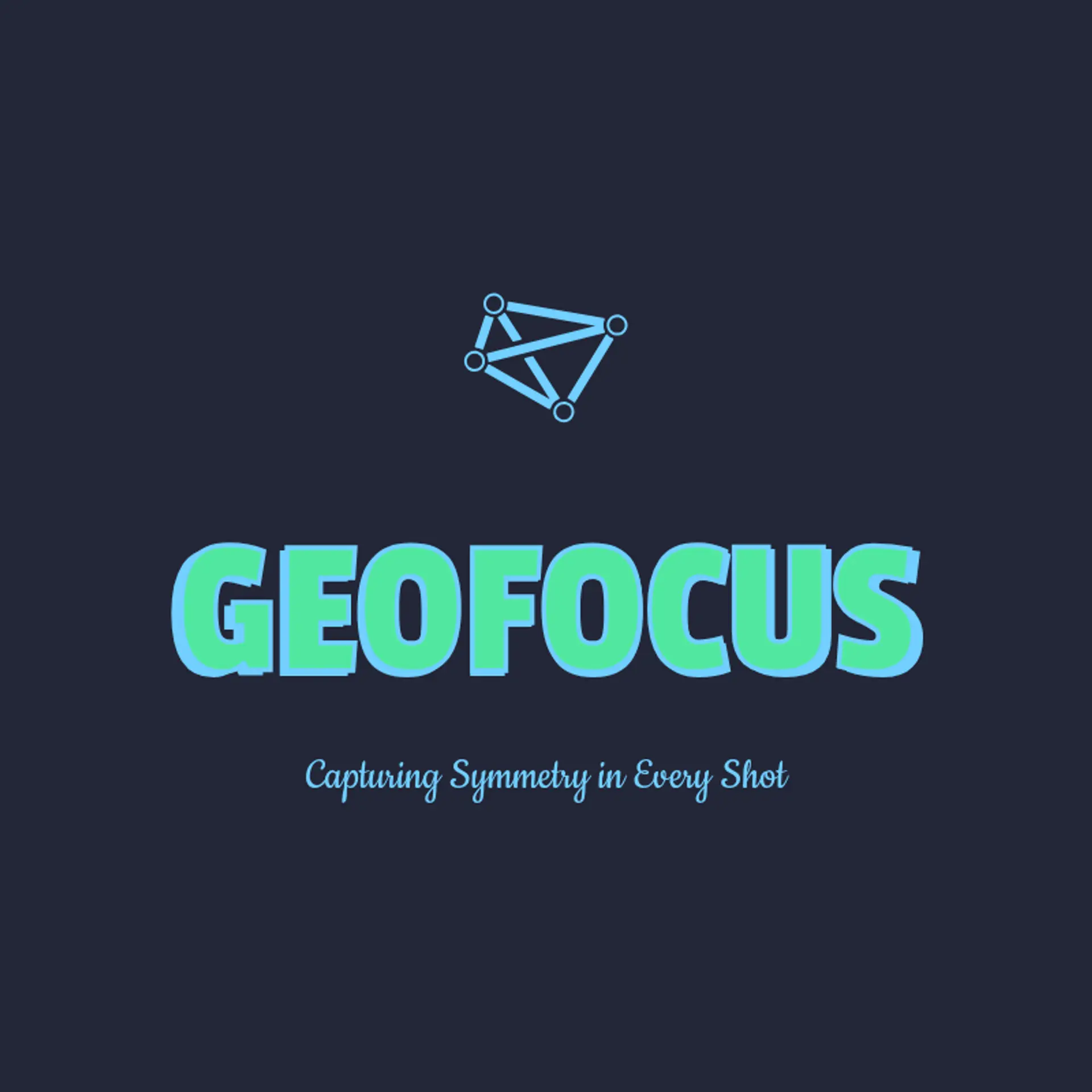GeoFrame Studios logo for geometric photography