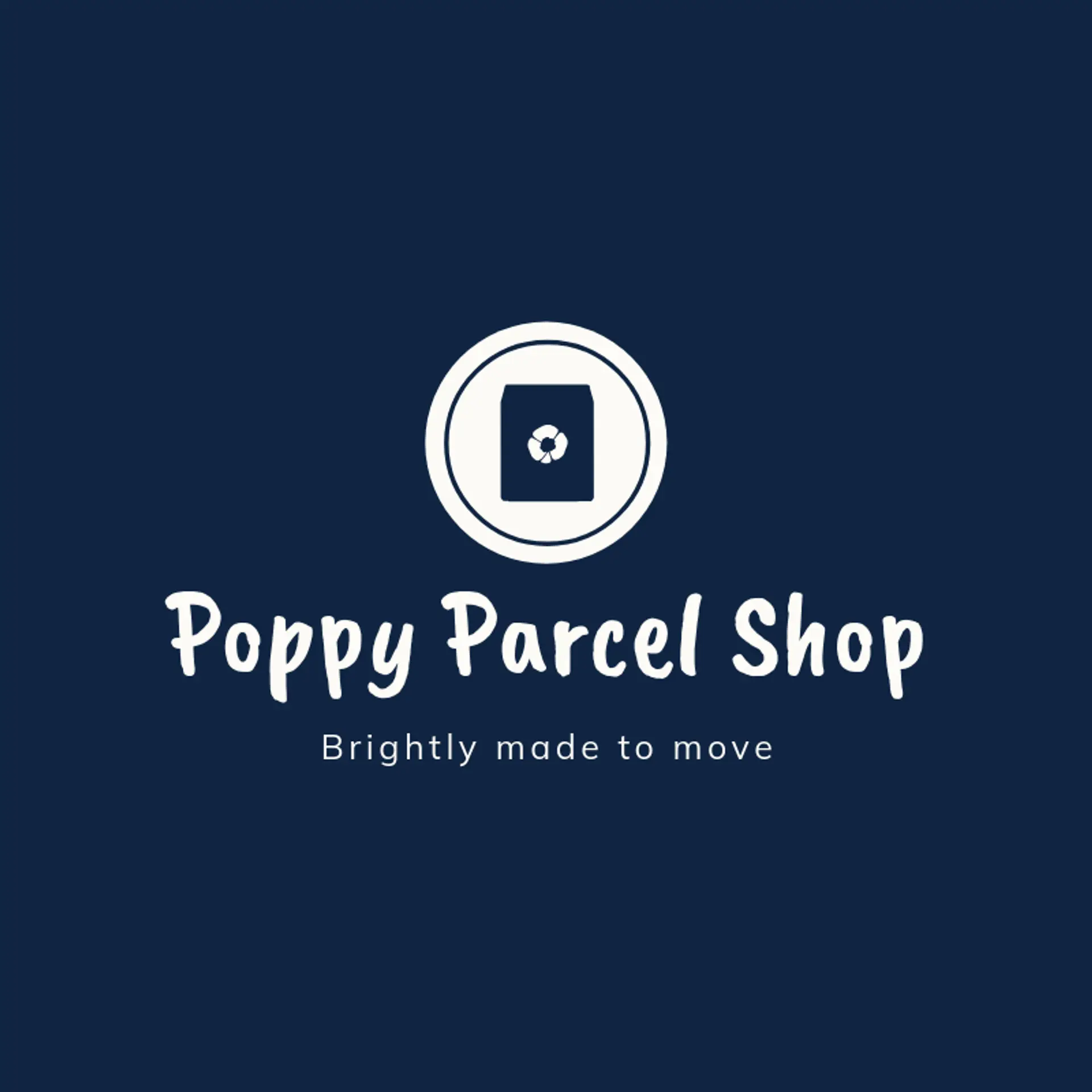 Poppy Parcel Shop logo for bag