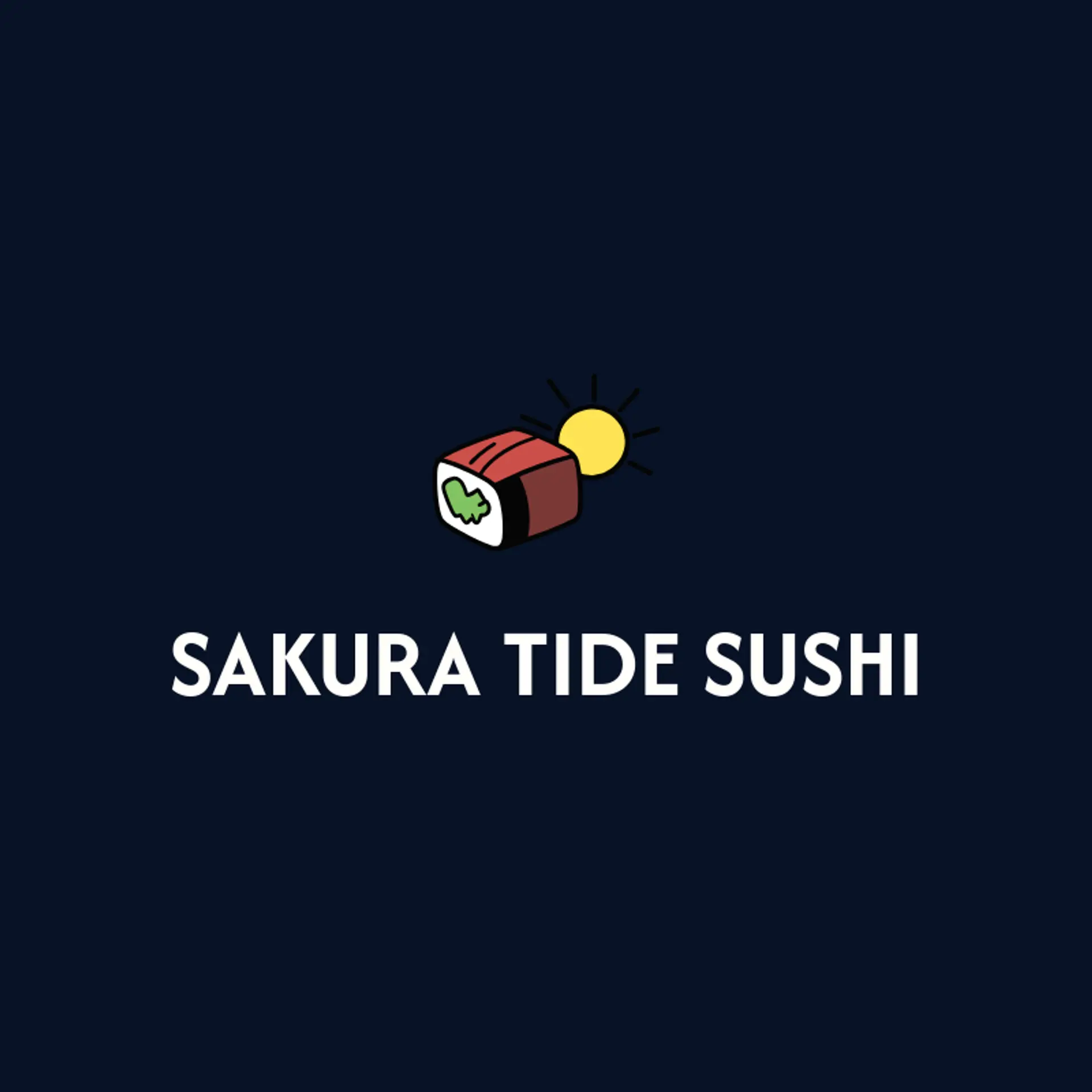 Sakura Tide Sushi logo for sushi