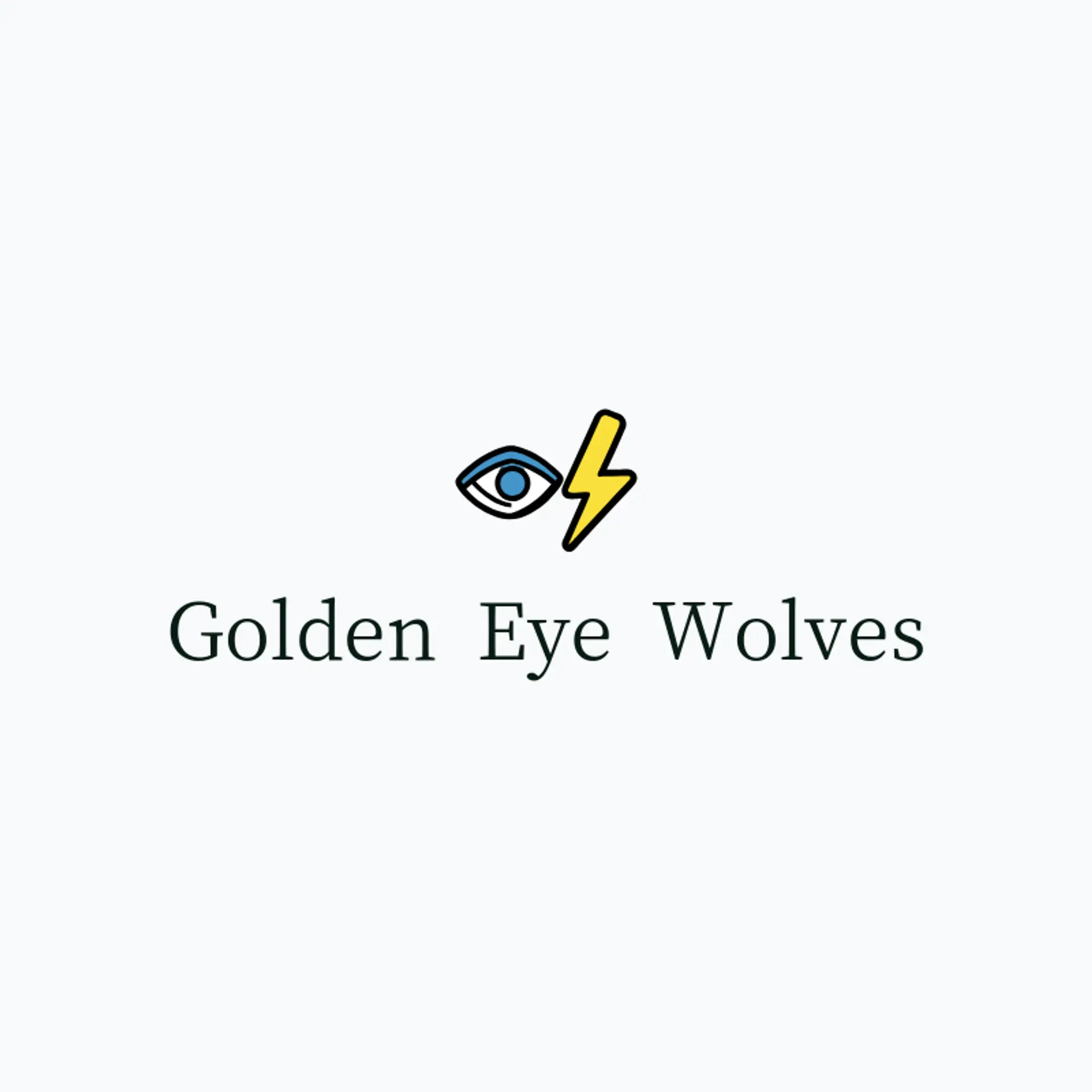 Golden Eye Wolves logo for wolf