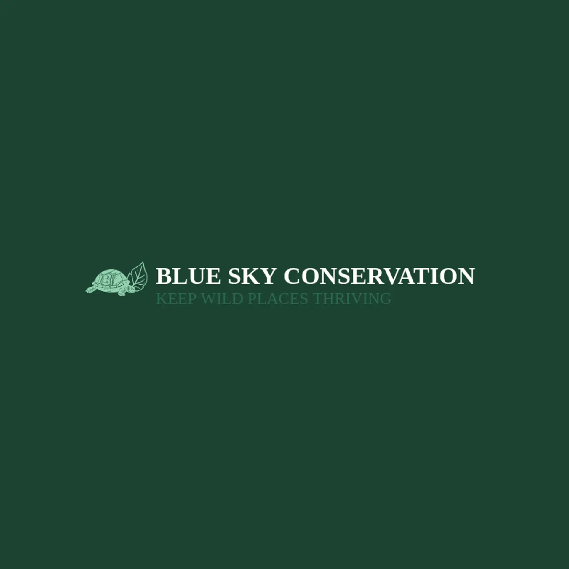 Blue Sky Conservation logo for Desert