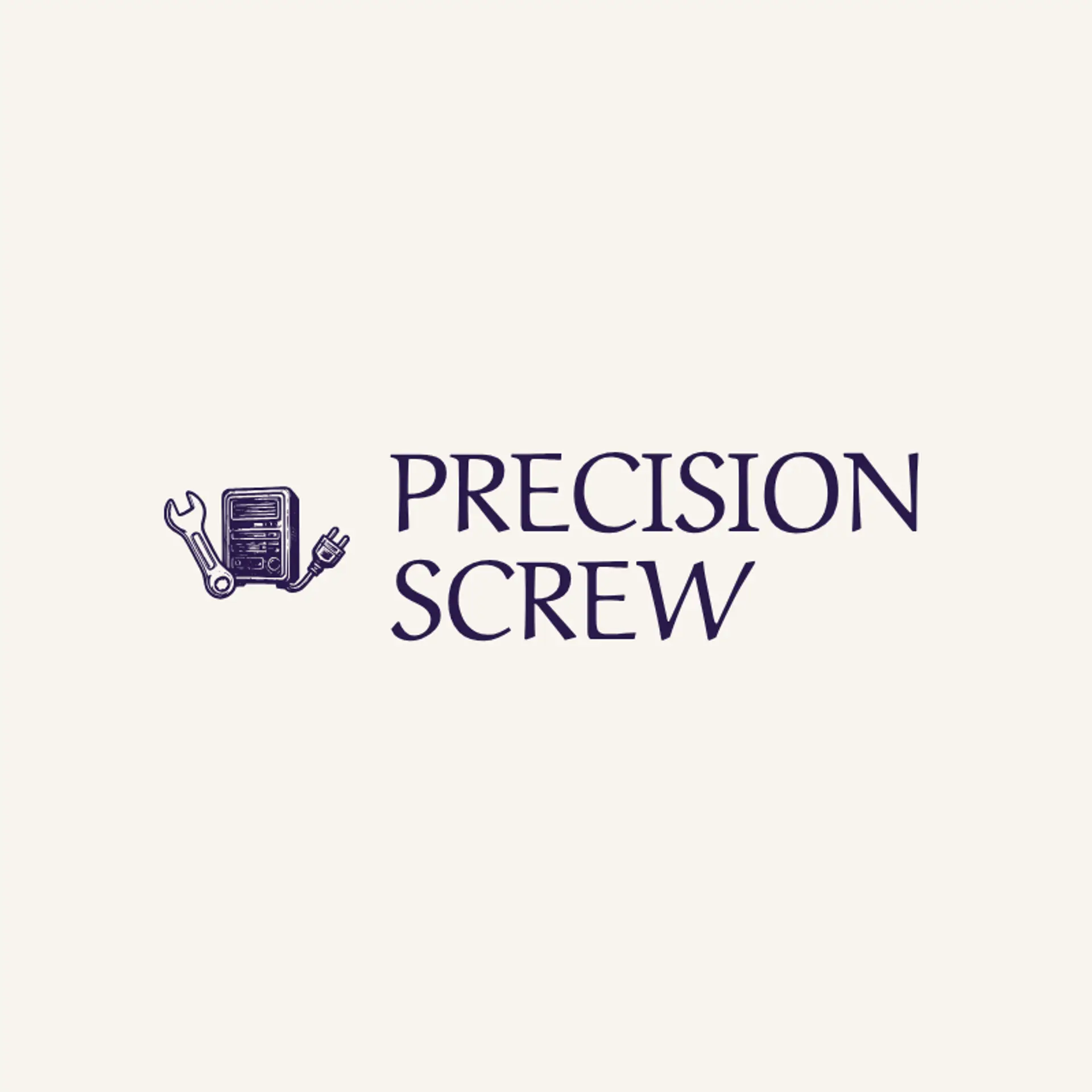 Precision Screw logo for computer