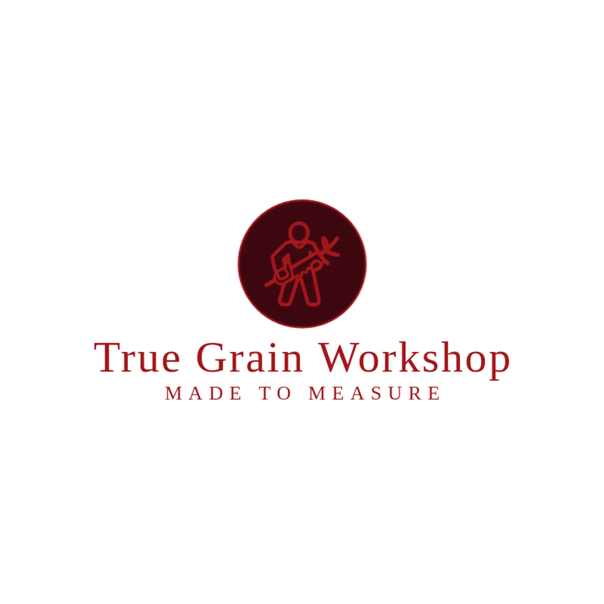 True Grain Workshop logo for carpenter