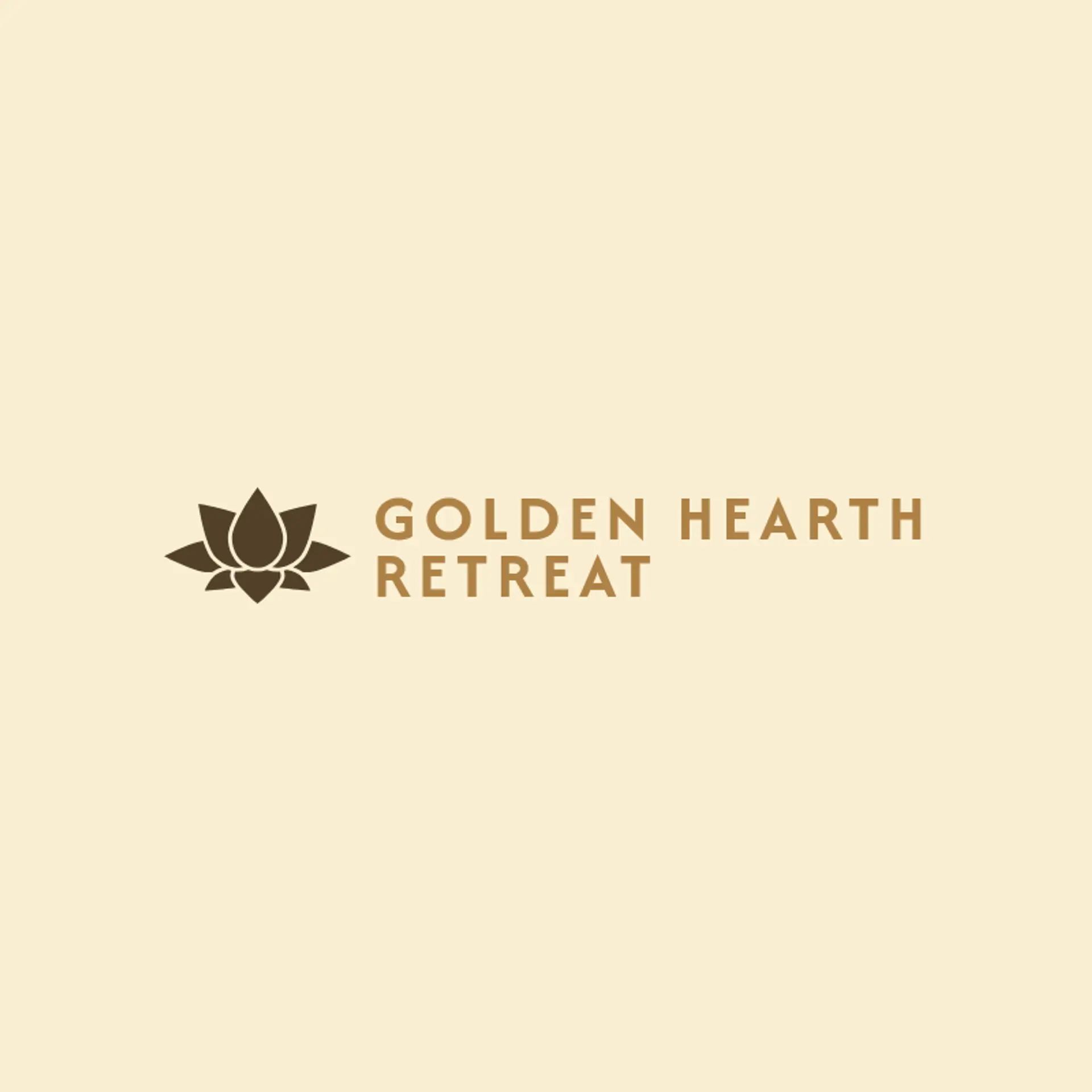 Golden Hearth Retreat logo for hotel restaurant