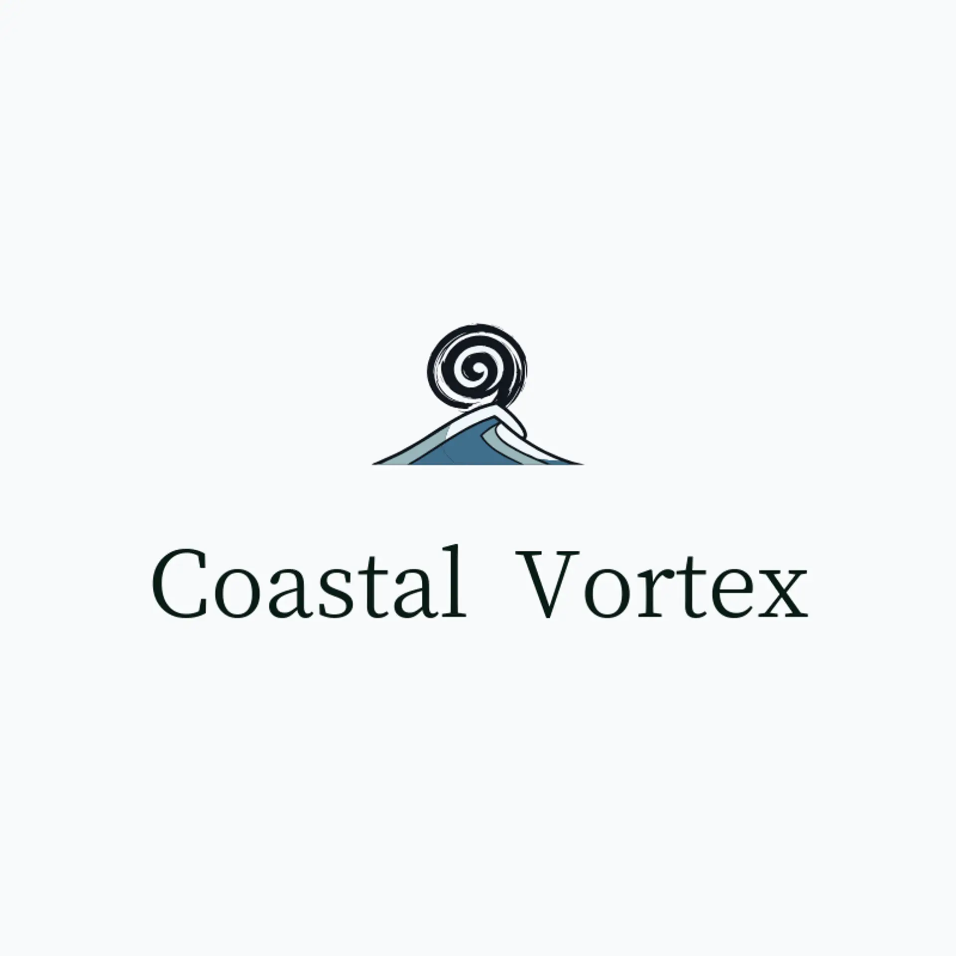 Coastal Vortex logo for hurricane