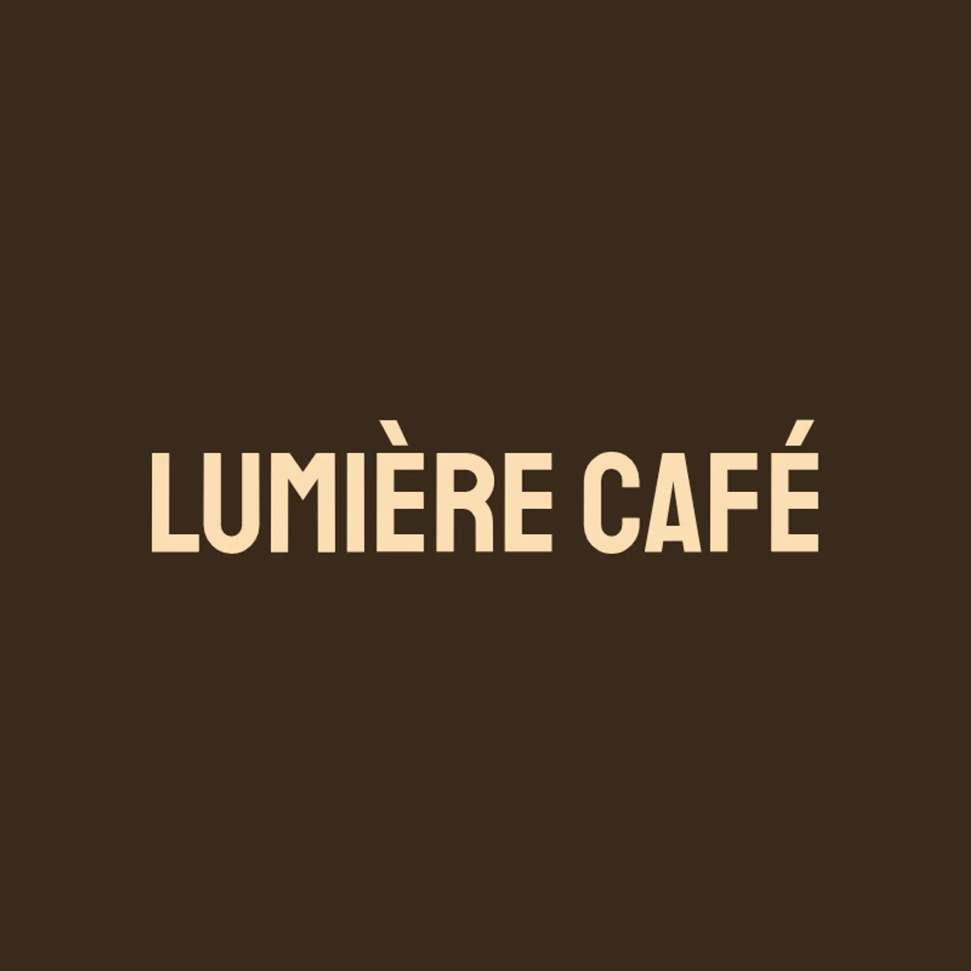 Lumière Café logo for french cafe