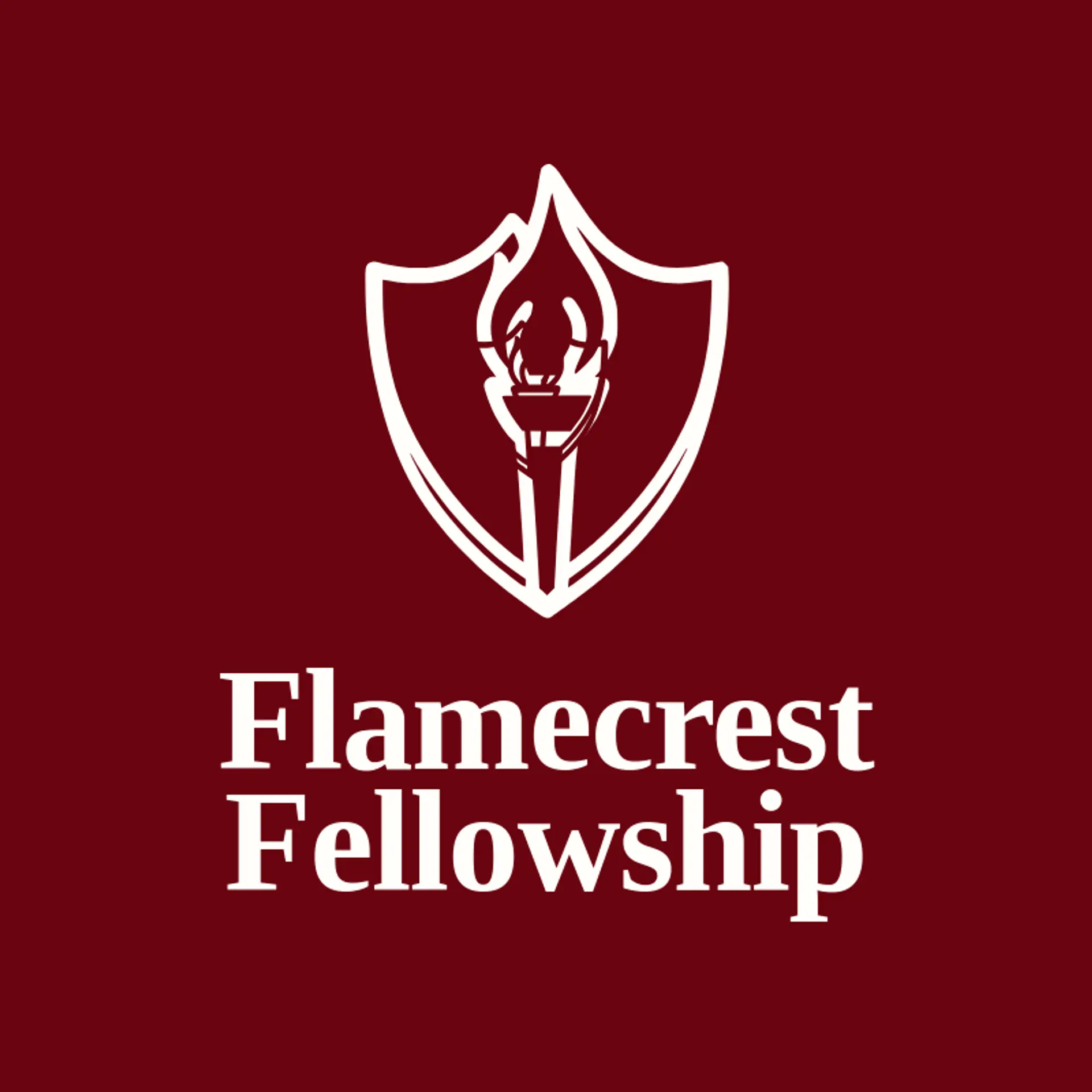 Flamecrest Fellowship logo for torch